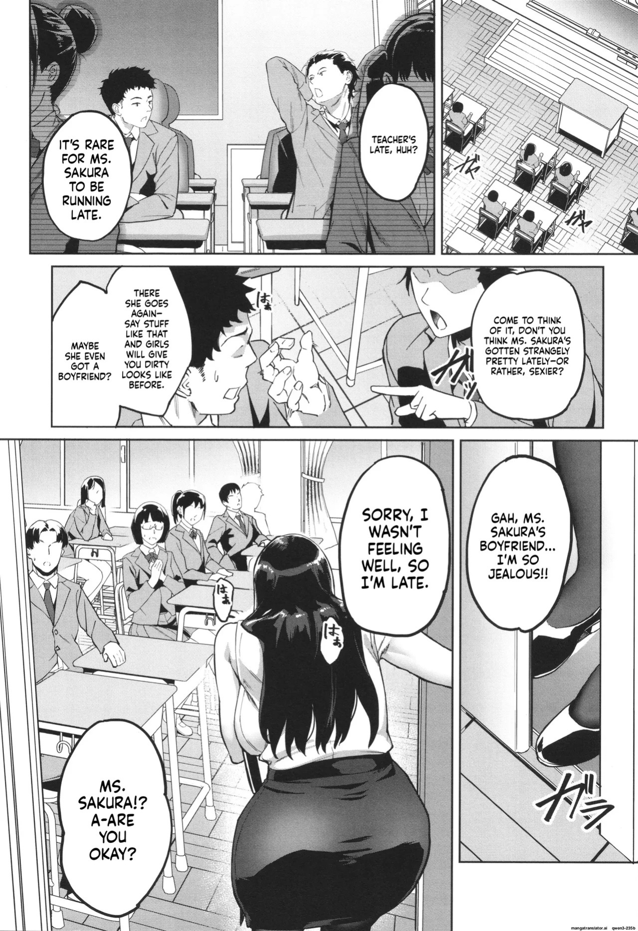 Otosareta Kyoushi File.Baka Chichi Kuso Kyoushi no Hame Douga 1 - 2 + after life (MTL)