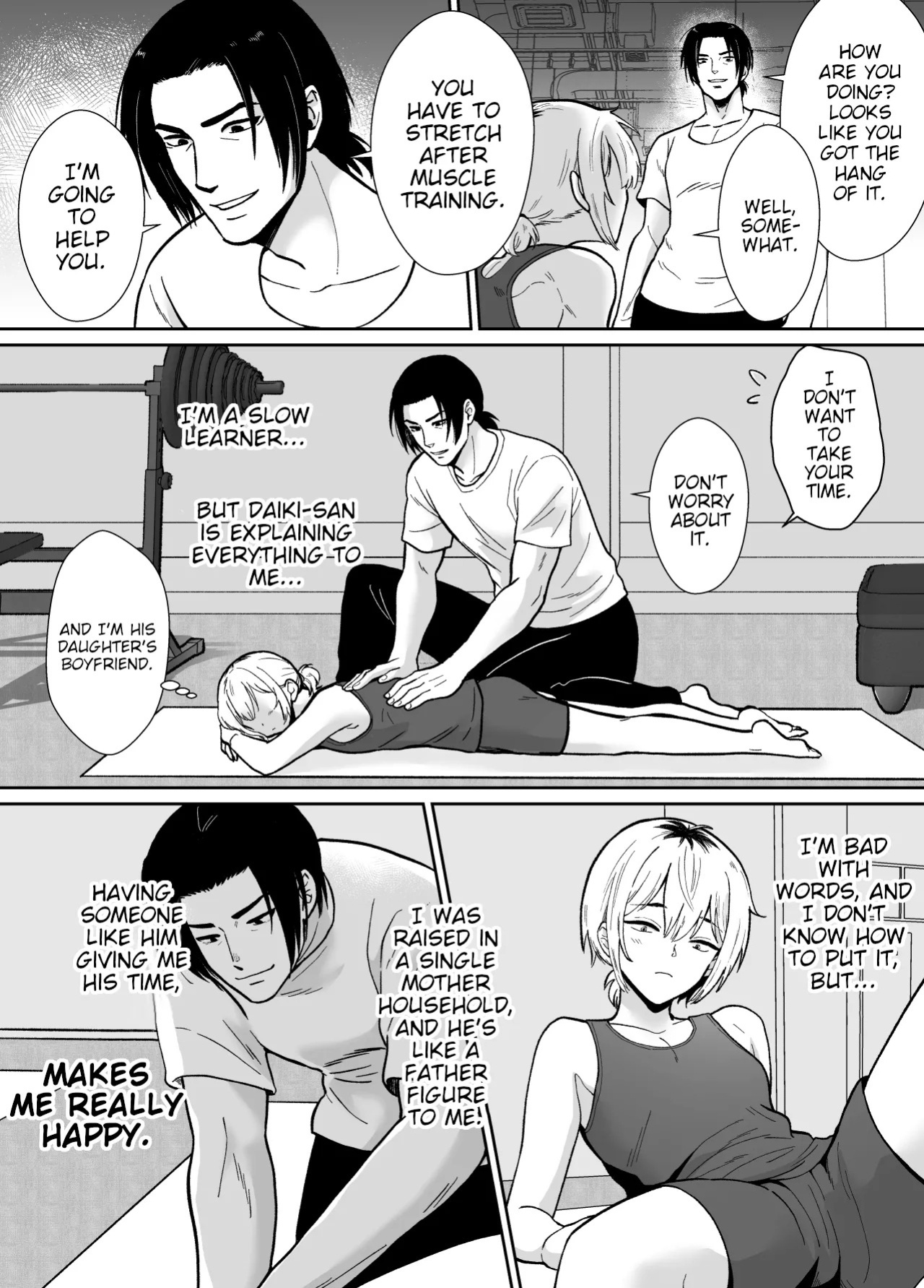 [Kinokko (Taguchi Monyata)] Kanojo no Oyaji ni Dakarete Imasu | My Girlfriend's Father is Having Sex With Me. [English] [Poranya]