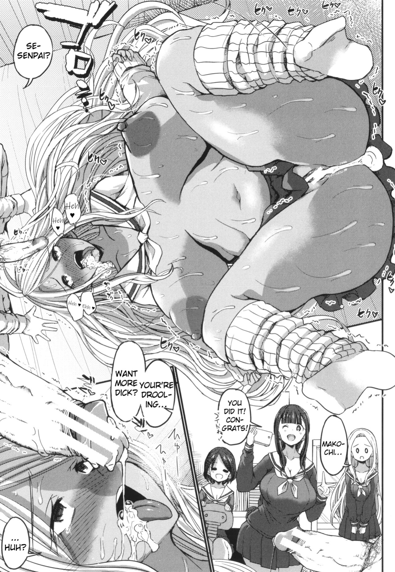 [Bu-chan] JK Bitch darake no Joshikou ni Danshi wa Boku 1-ri datta kedo Zetsurin datta node Futsuu ni Daijoubu datta Hanashi [English] [hardcase8translates]