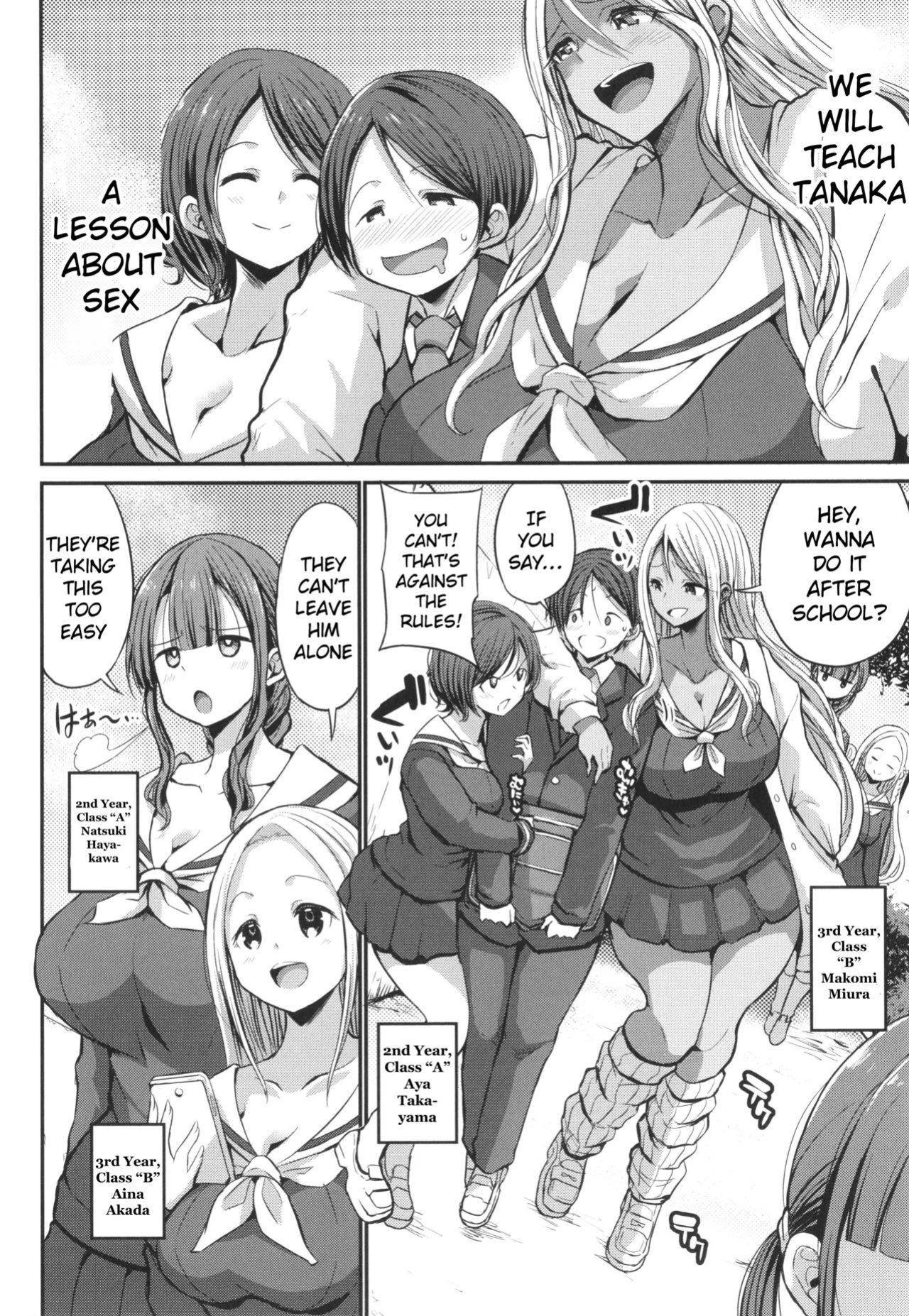 [Bu-chan] JK Bitch darake no Joshikou ni Danshi wa Boku 1-ri datta kedo Zetsurin datta node Futsuu ni Daijoubu datta Hanashi [English] [hardcase8translates]