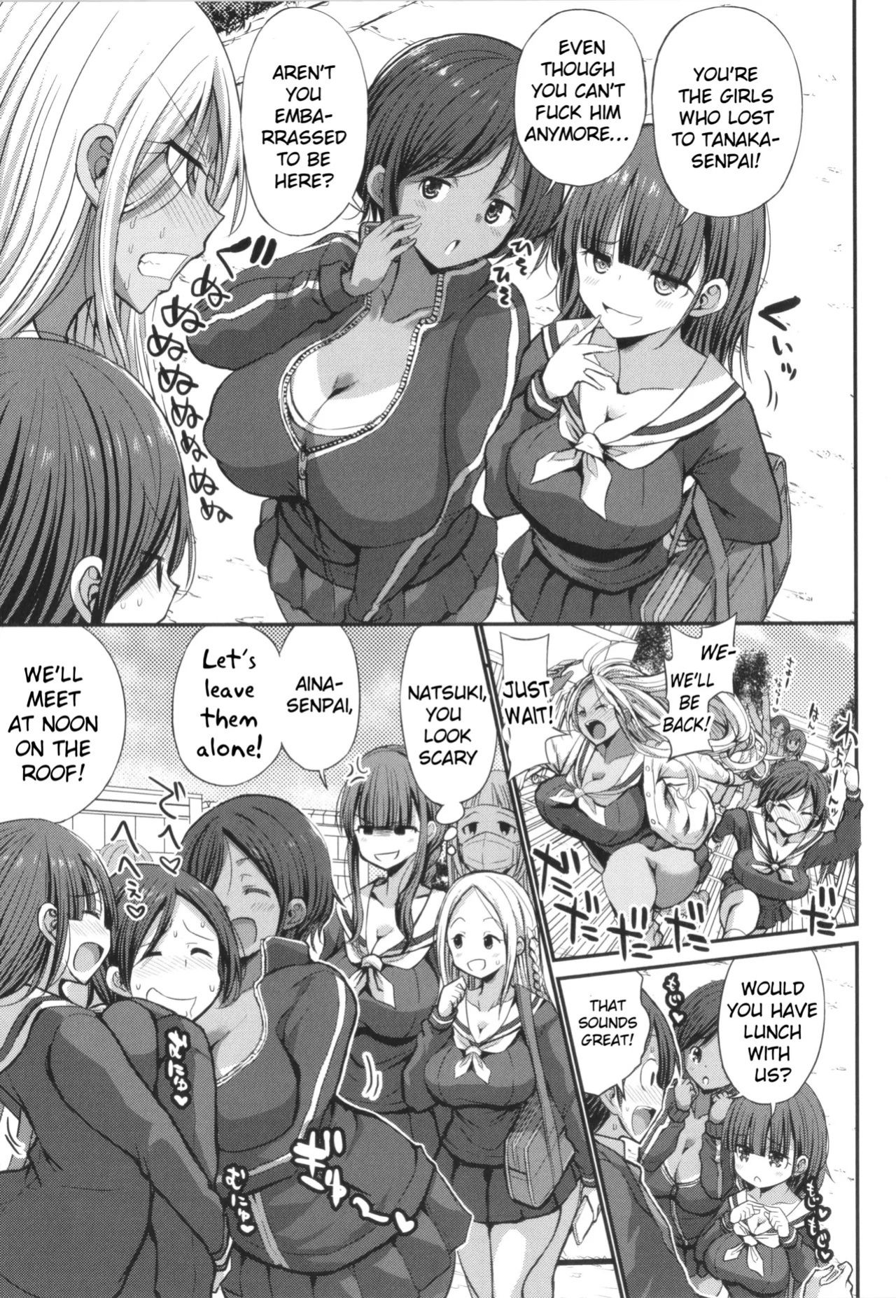 [Bu-chan] JK Bitch darake no Joshikou ni Danshi wa Boku 1-ri datta kedo Zetsurin datta node Futsuu ni Daijoubu datta Hanashi [English] [hardcase8translates]