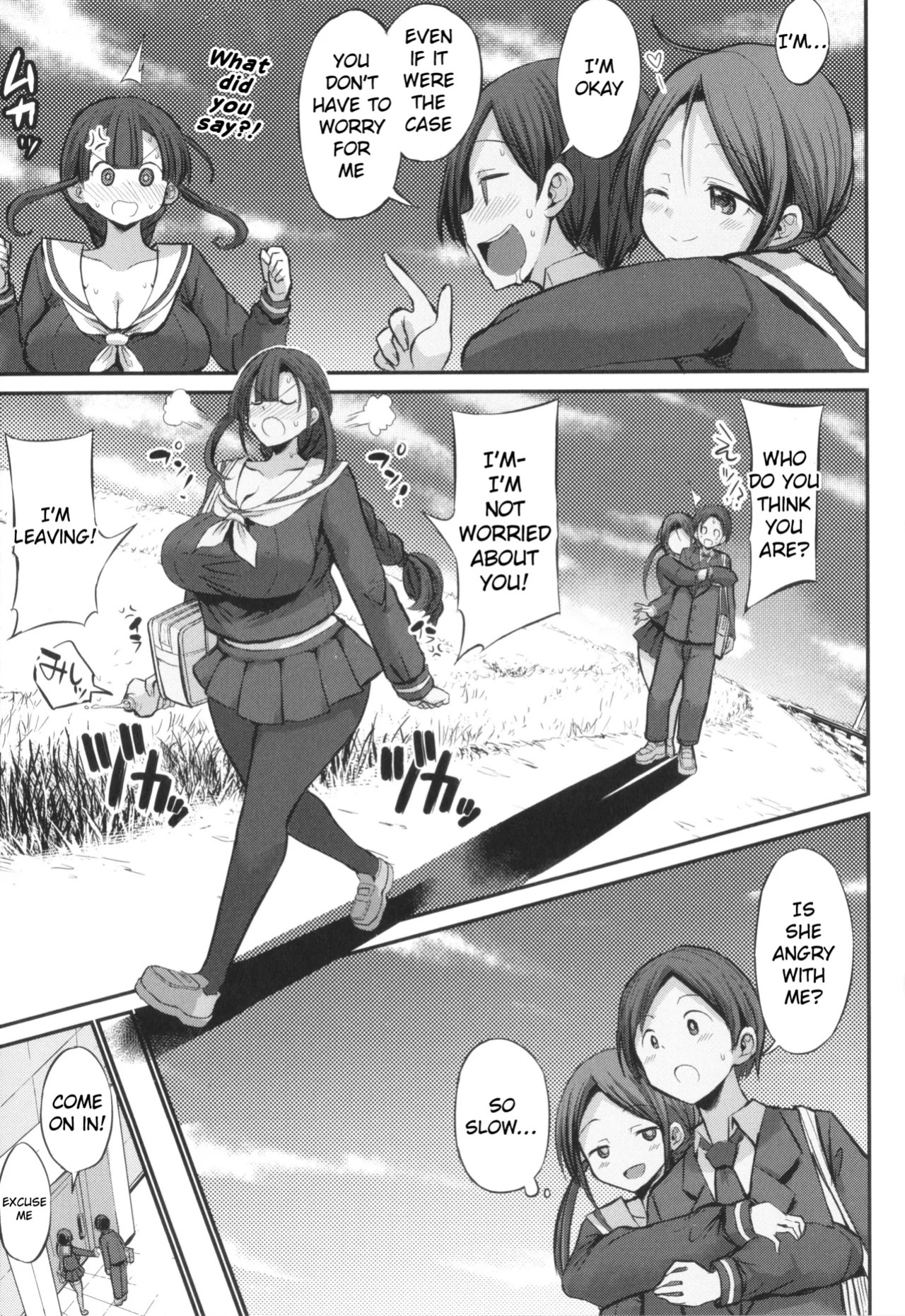[Bu-chan] JK Bitch darake no Joshikou ni Danshi wa Boku 1-ri datta kedo Zetsurin datta node Futsuu ni Daijoubu datta Hanashi [English] [hardcase8translates]
