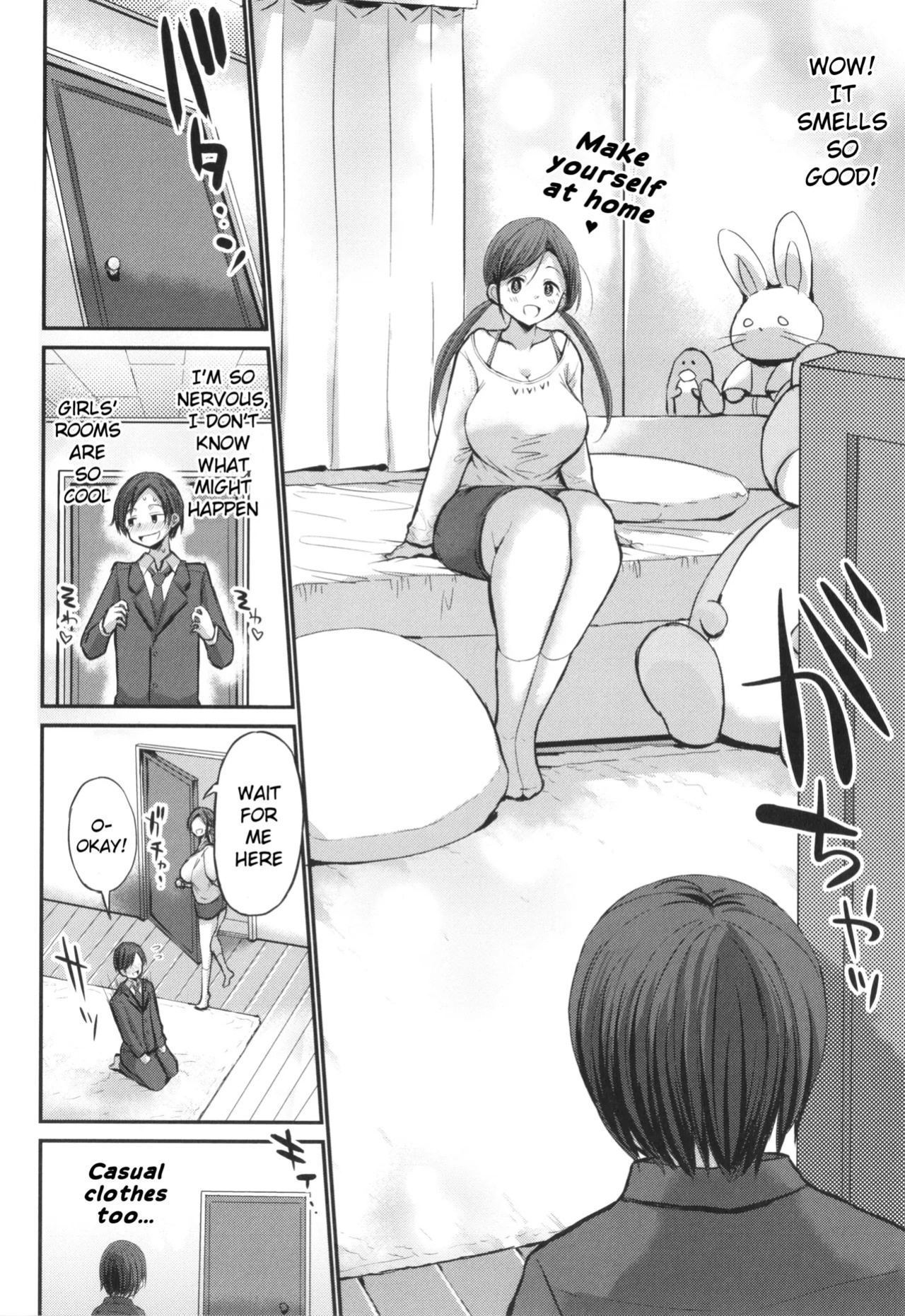[Bu-chan] JK Bitch darake no Joshikou ni Danshi wa Boku 1-ri datta kedo Zetsurin datta node Futsuu ni Daijoubu datta Hanashi [English] [hardcase8translates]