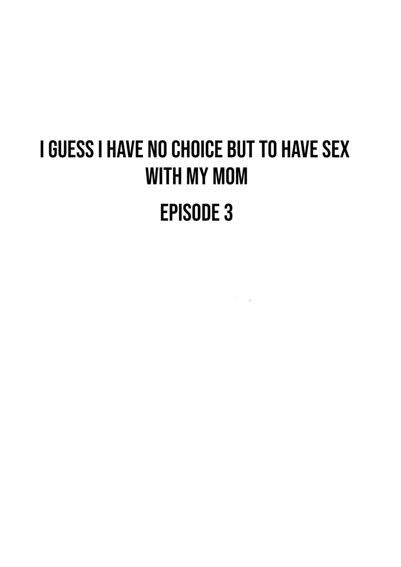 [Pentacle(Shimipan)] I guess I have no choice but to have sex with my mom. (The story so far)