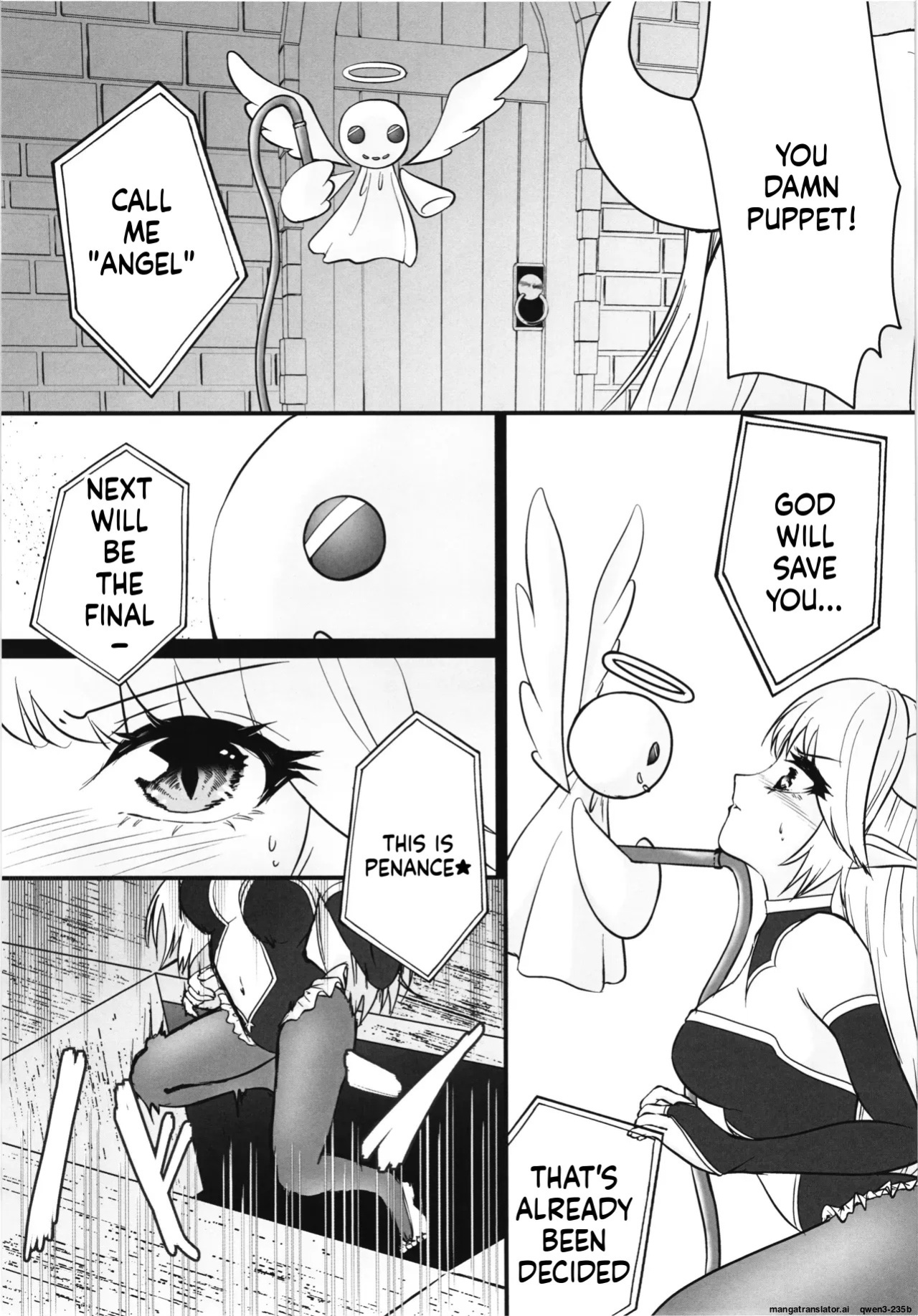 (C106) [Nuko no sato (Nukotto)] Zangyaku Tenshi no Kairaku Choukyou ~Mazoku no Hime Shokushu Seirei Mesuana Ochi~ (SCANMTL)