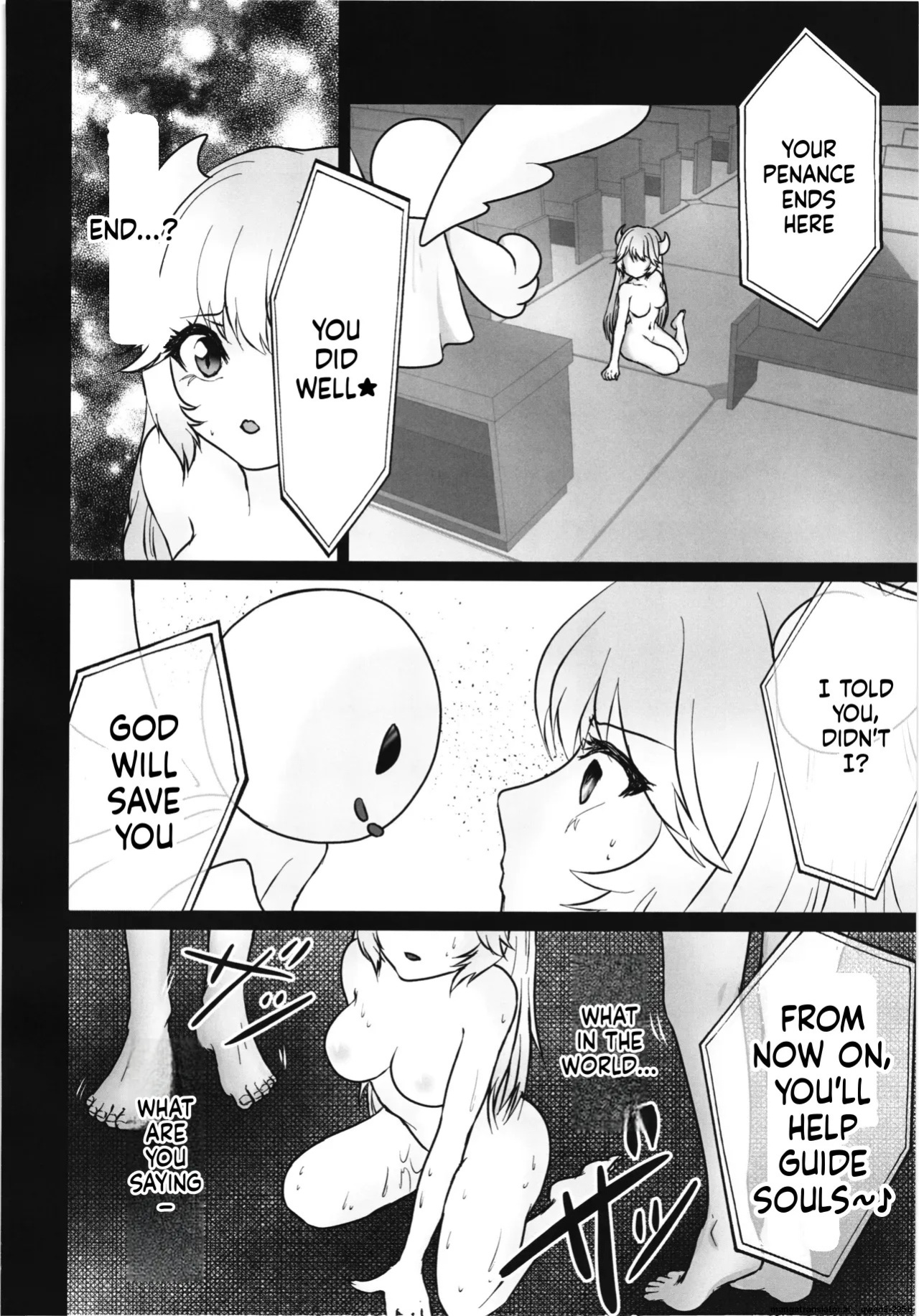 (C106) [Nuko no sato (Nukotto)] Zangyaku Tenshi no Kairaku Choukyou ~Mazoku no Hime Shokushu Seirei Mesuana Ochi~ (SCANMTL)