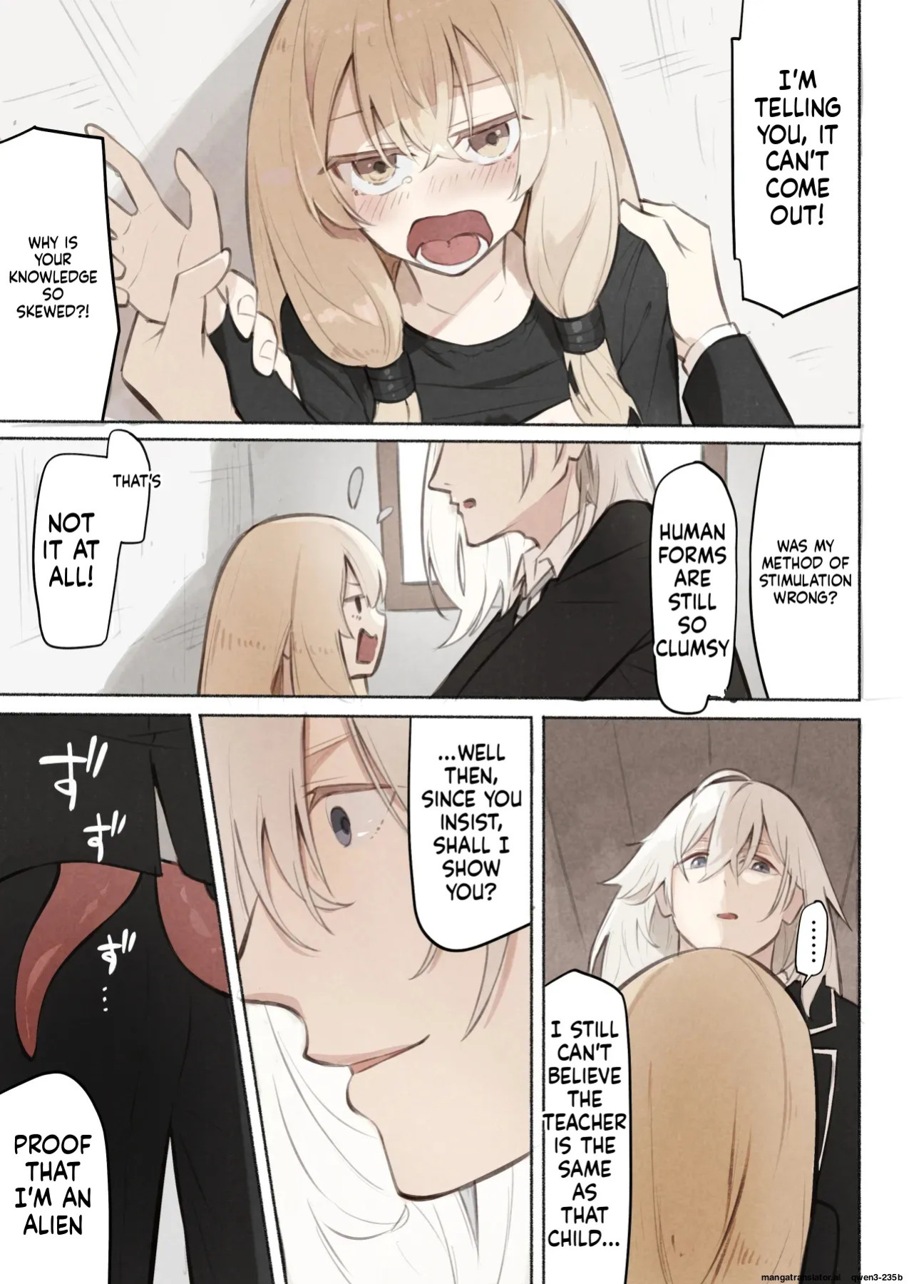 [Conoha Noa] Sensei no Shoutai wa Shokushu no Iseijin deshita (SCANMTL)