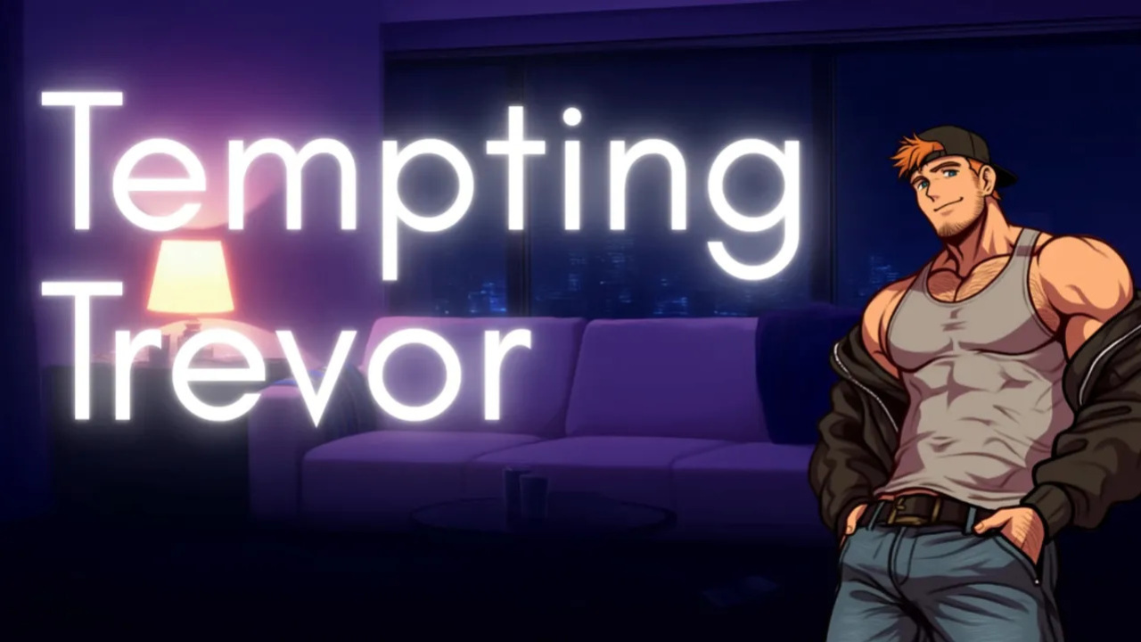 Tempting Trevor: A Short NSFW Gay Visual Novel (All CGs)