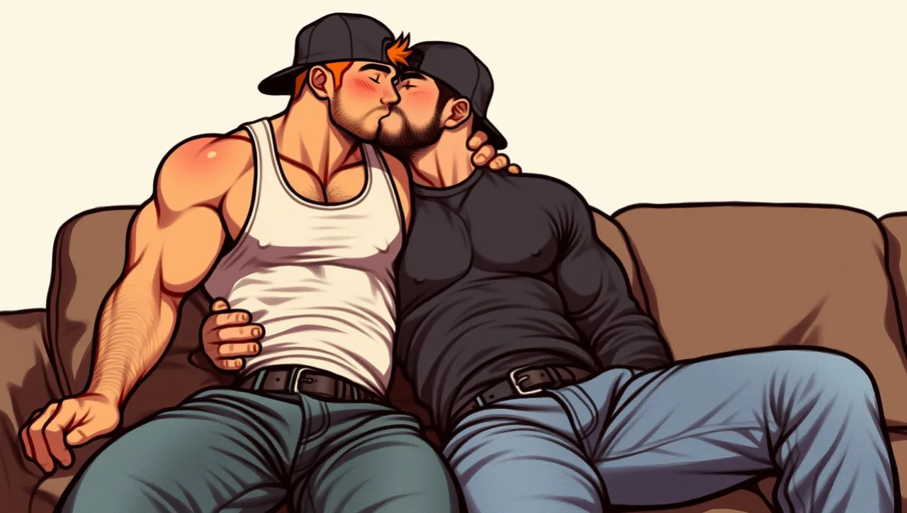 Tempting Trevor: A Short NSFW Gay Visual Novel (All CGs)