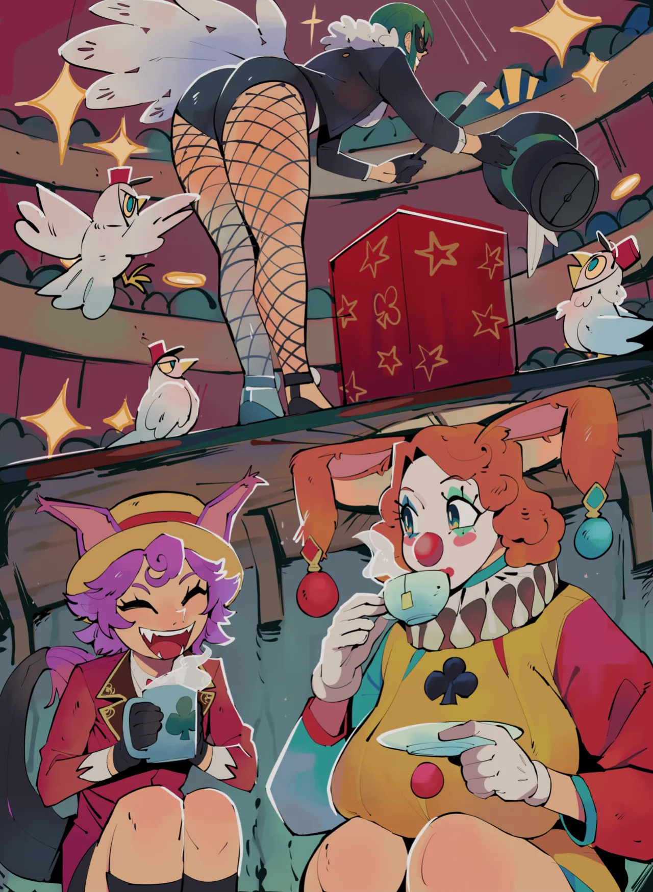 [Differland] Bubbles Sisters: Luny & Tizka (OC)