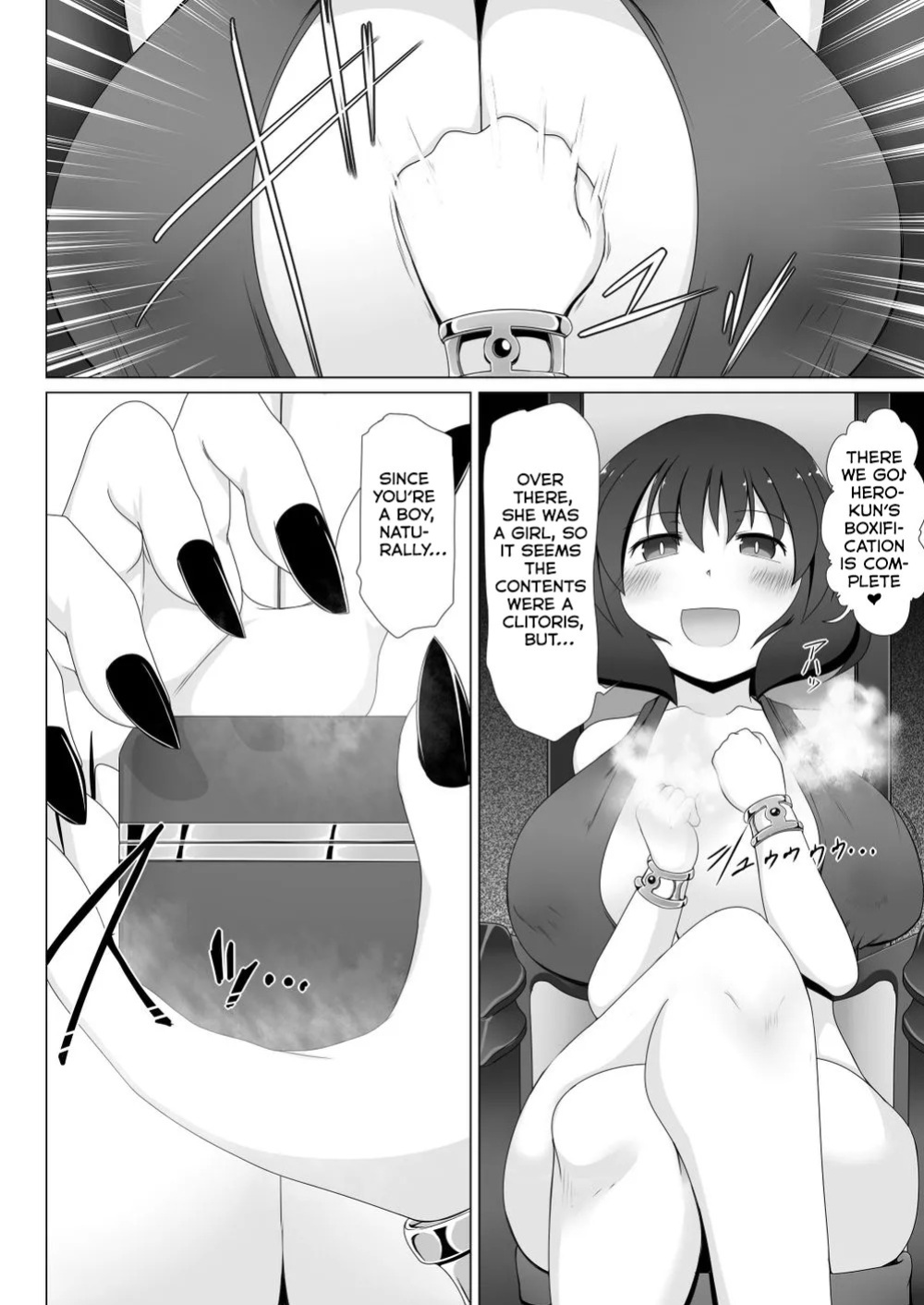 [Fukakutei Kuukan (aruva)] Seirei no Kago no Chikara de Nando mo Fukkatsu Dekiru hazu datta Yuusha wa Maou ni Yotte Chinpo BOX ni Sarete shimaimashita [English] [Kumoku]