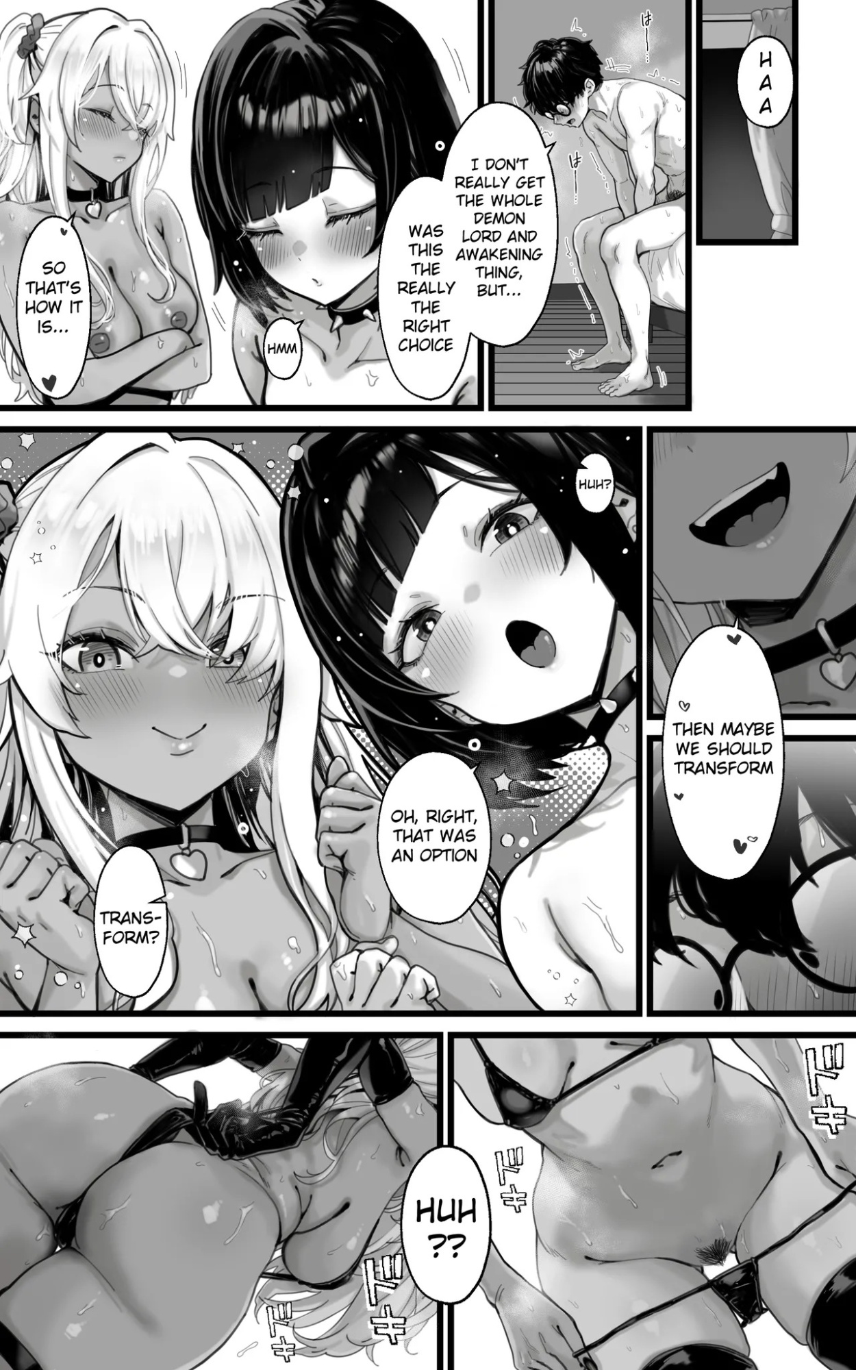 The Fap Material Gyaru Harem - We'll Serve You with Our whole Heart and Souls using Blowjobs, Titfucks, and Threesomes until the Demon Lord Awakens!!