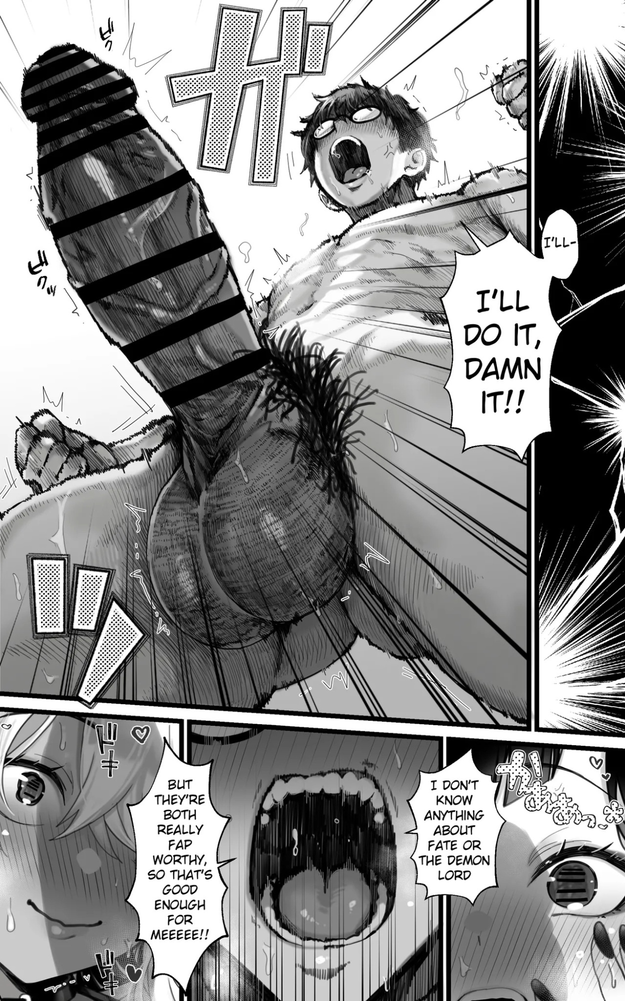 The Fap Material Gyaru Harem - We'll Serve You with Our whole Heart and Souls using Blowjobs, Titfucks, and Threesomes until the Demon Lord Awakens!!