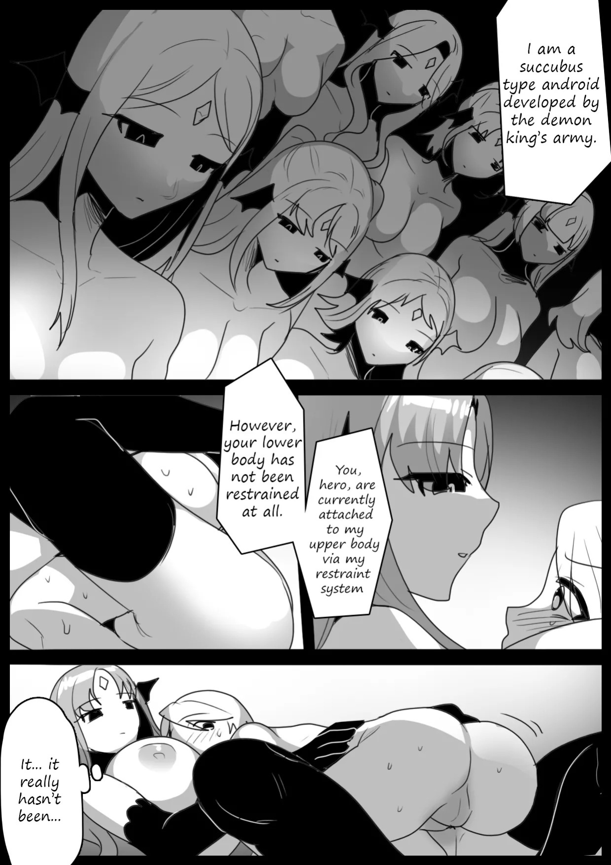 [Permission] A story about being dominated by a succubus droid, turned into a dog, being subject to interrogation, torture, semen extraction and seeing executions [Decensored]