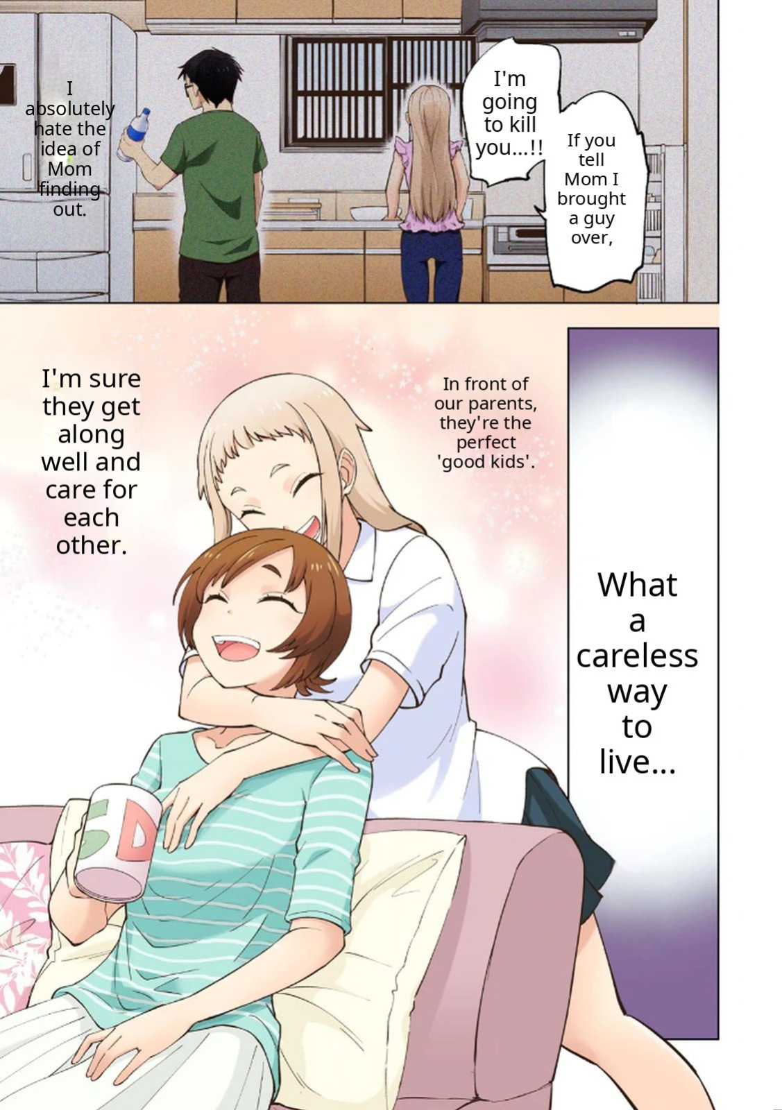 [Shinba Yagi] Ichigo Aika ~Zatsu de Namaiki na Imouto to Warikirenai Ani~ Volume 1 [ENG] [MTL]
