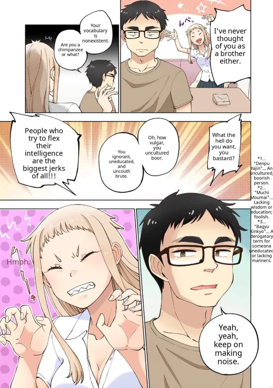 [Shinba Yagi] Ichigo Aika ~Zatsu de Namaiki na Imouto to Warikirenai Ani~ Volume 1 [ENG] [MTL]