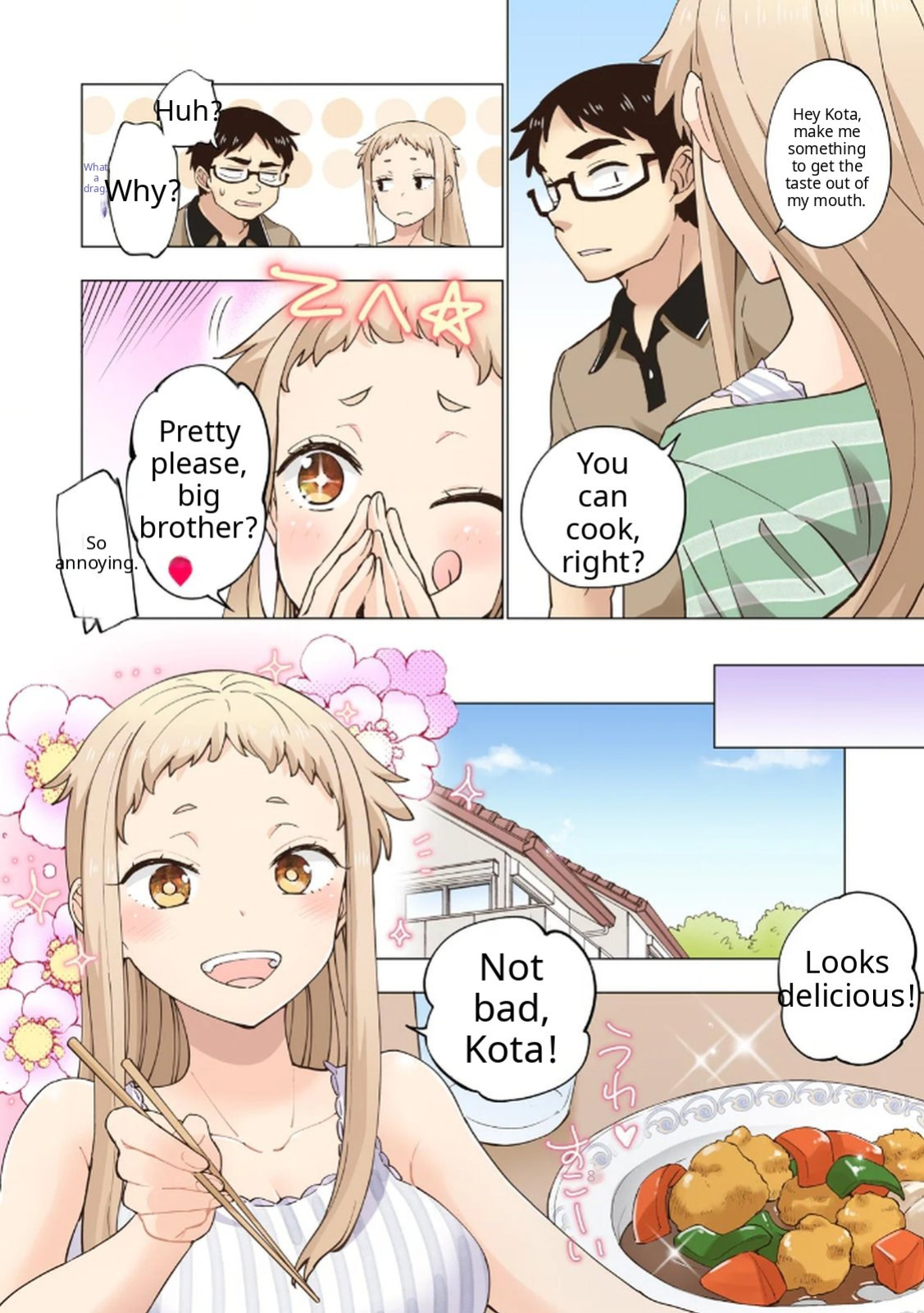 [Shinba Yagi] Ichigo Aika ~Zatsu de Namaiki na Imouto to Warikirenai Ani~ Volume 1 [ENG] [MTL]