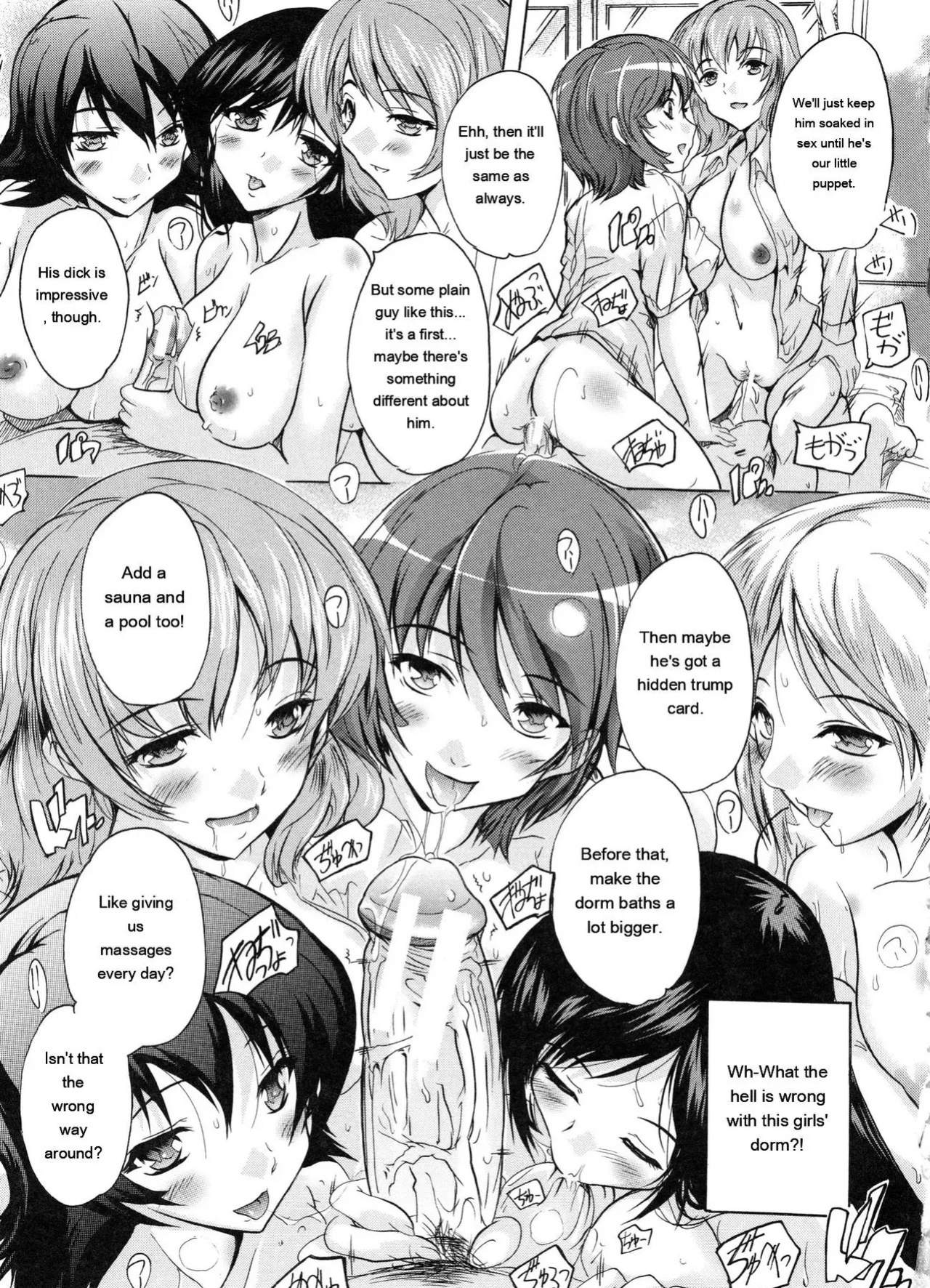 [Natsuka Q-Ya] Juumin Zenin Ninshin Kibou! Joshiryou Kanrinin [Eng][MTL]