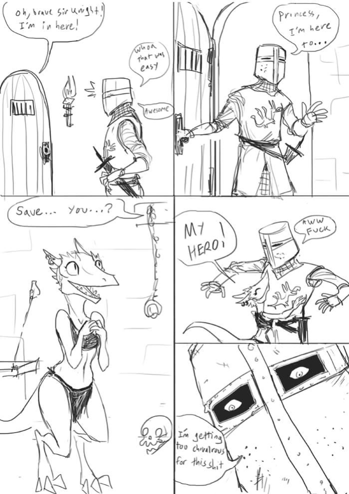 unnamed kobold comic by Klyde the Klutz (complete)