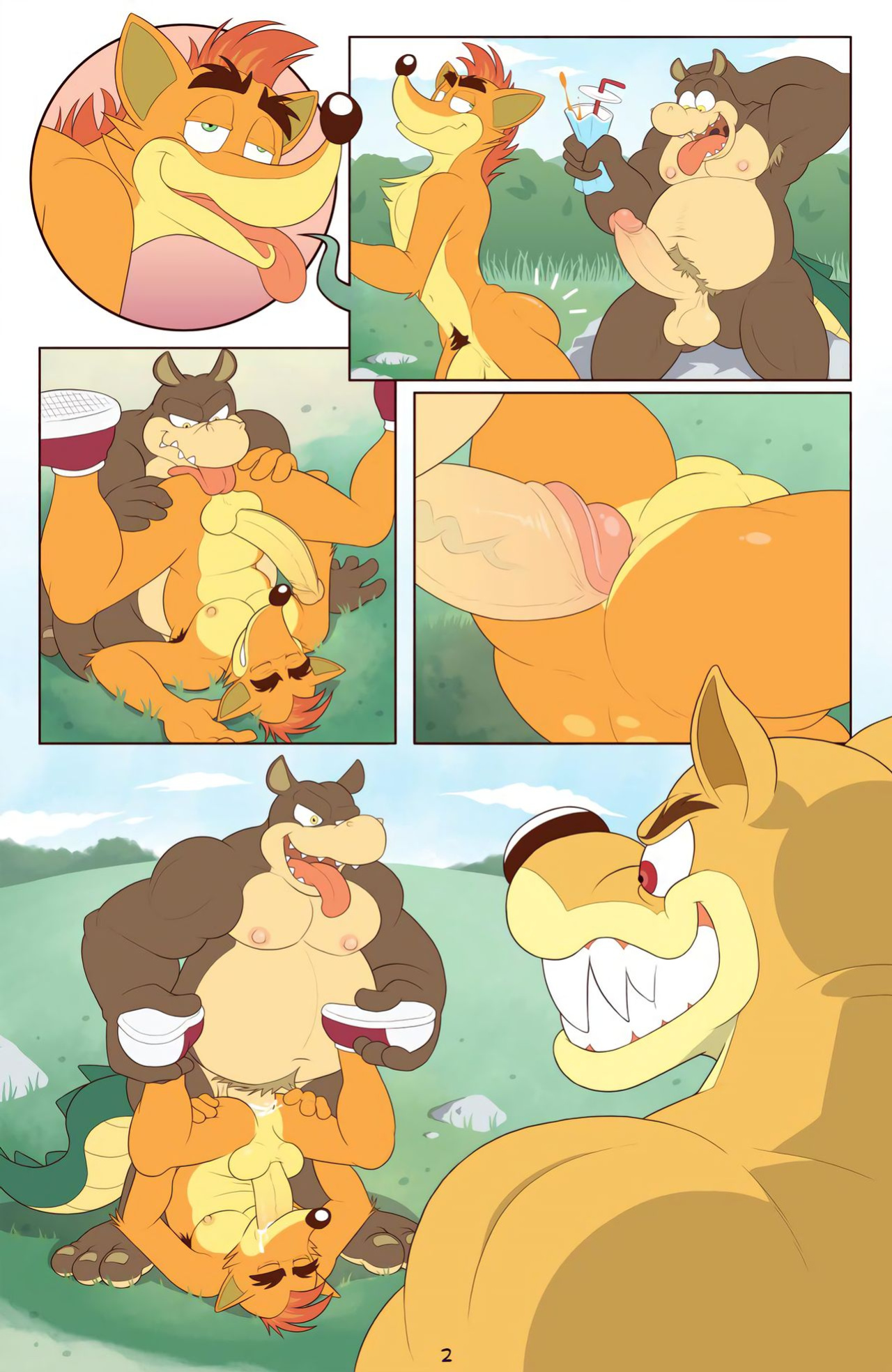 Crash comic by anti-dev