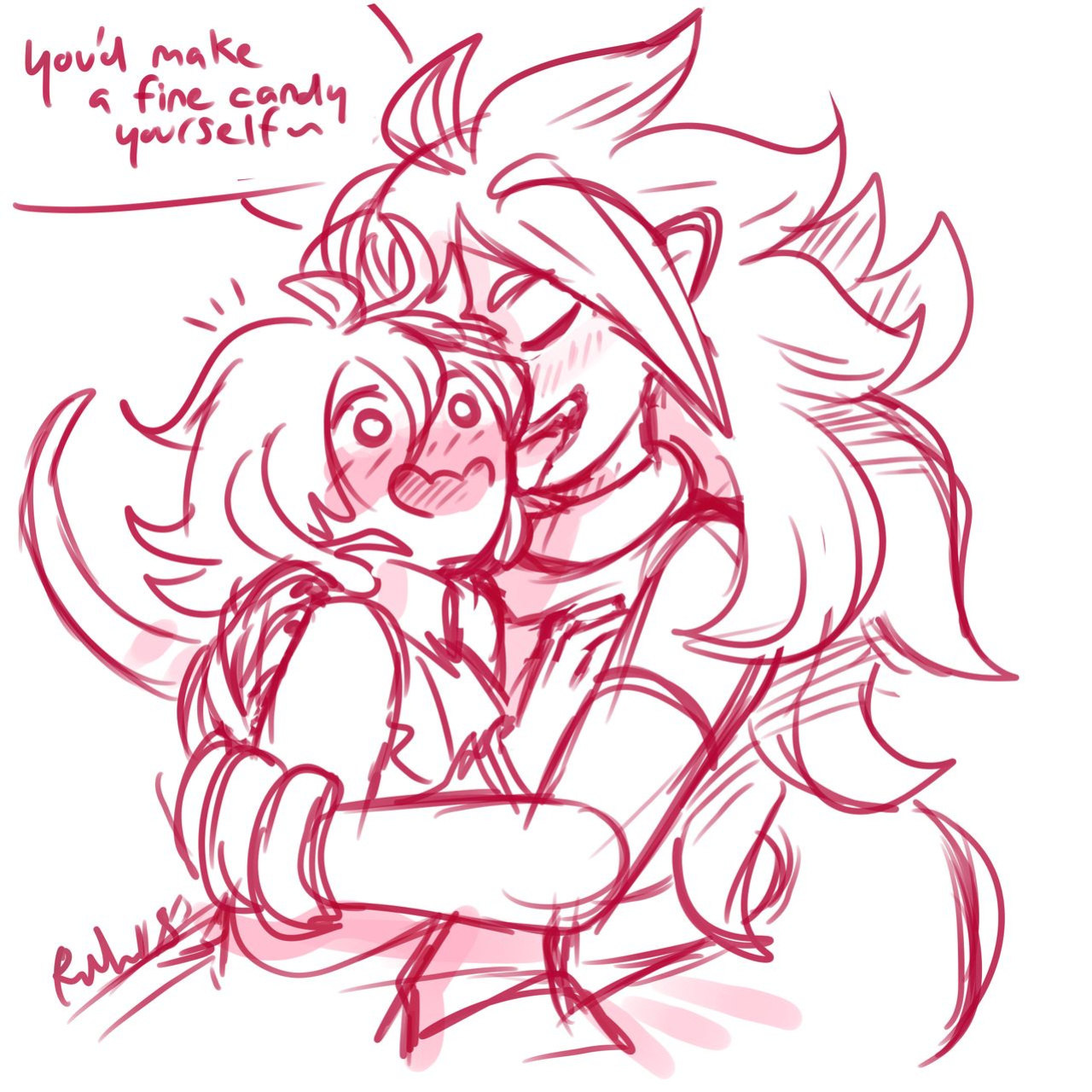 [rururururus]Android 21 vore sketch