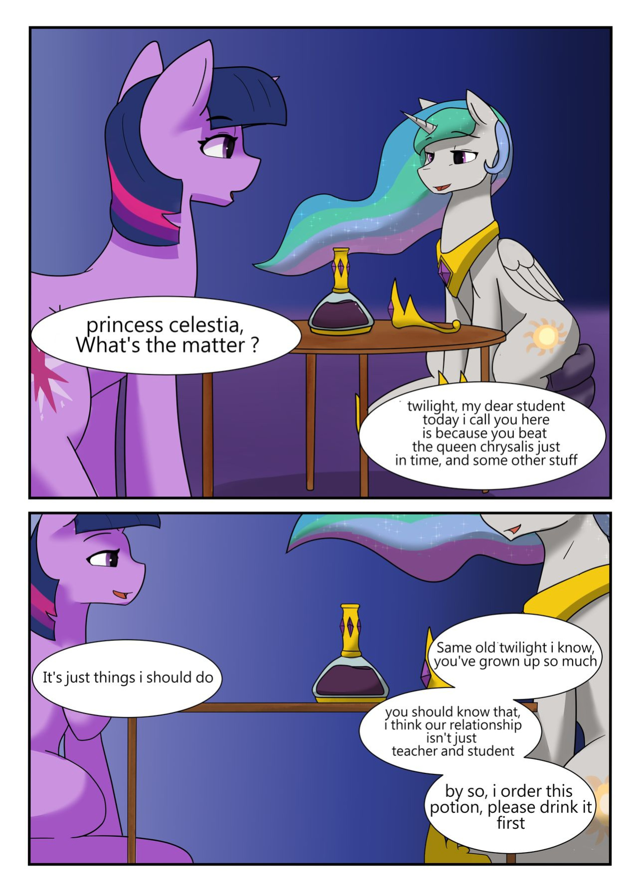 [grey_horse] Above Friend Below Lover (My Little Pony Friendship Is Magic)