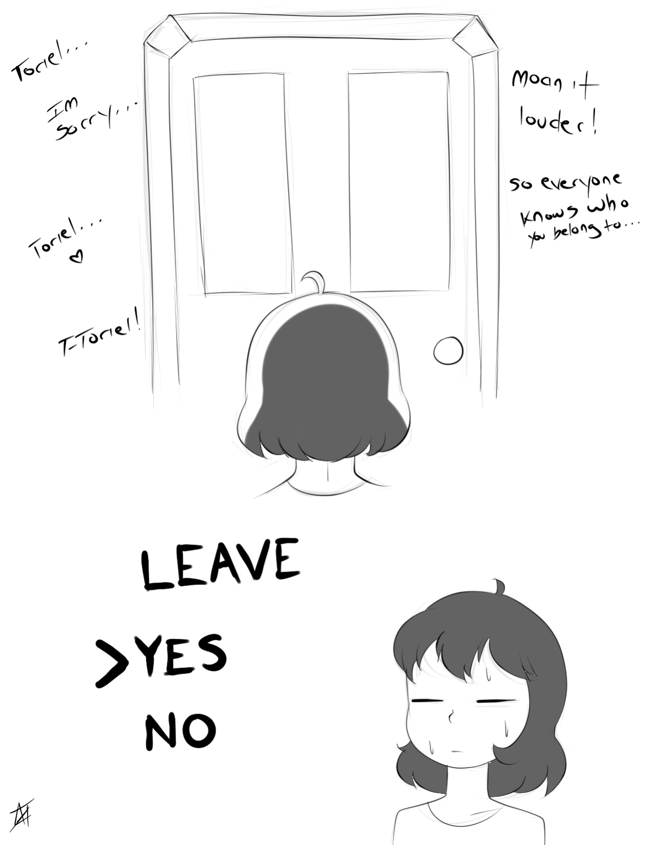 [Inuyuru] Sans x Toriel (Undertale)