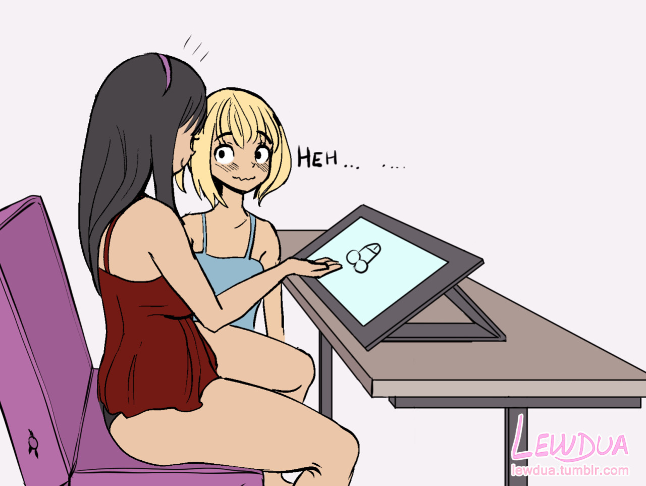 [Lewdua] Drawing the Perfect Dick