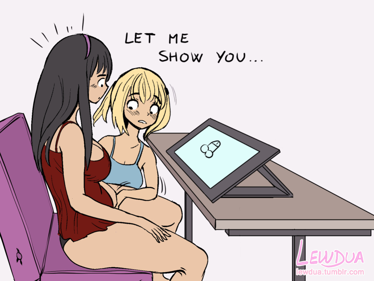 [Lewdua] Drawing the Perfect Dick