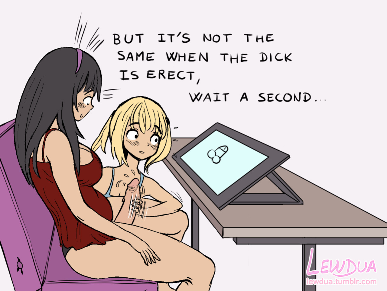 [Lewdua] Drawing the Perfect Dick