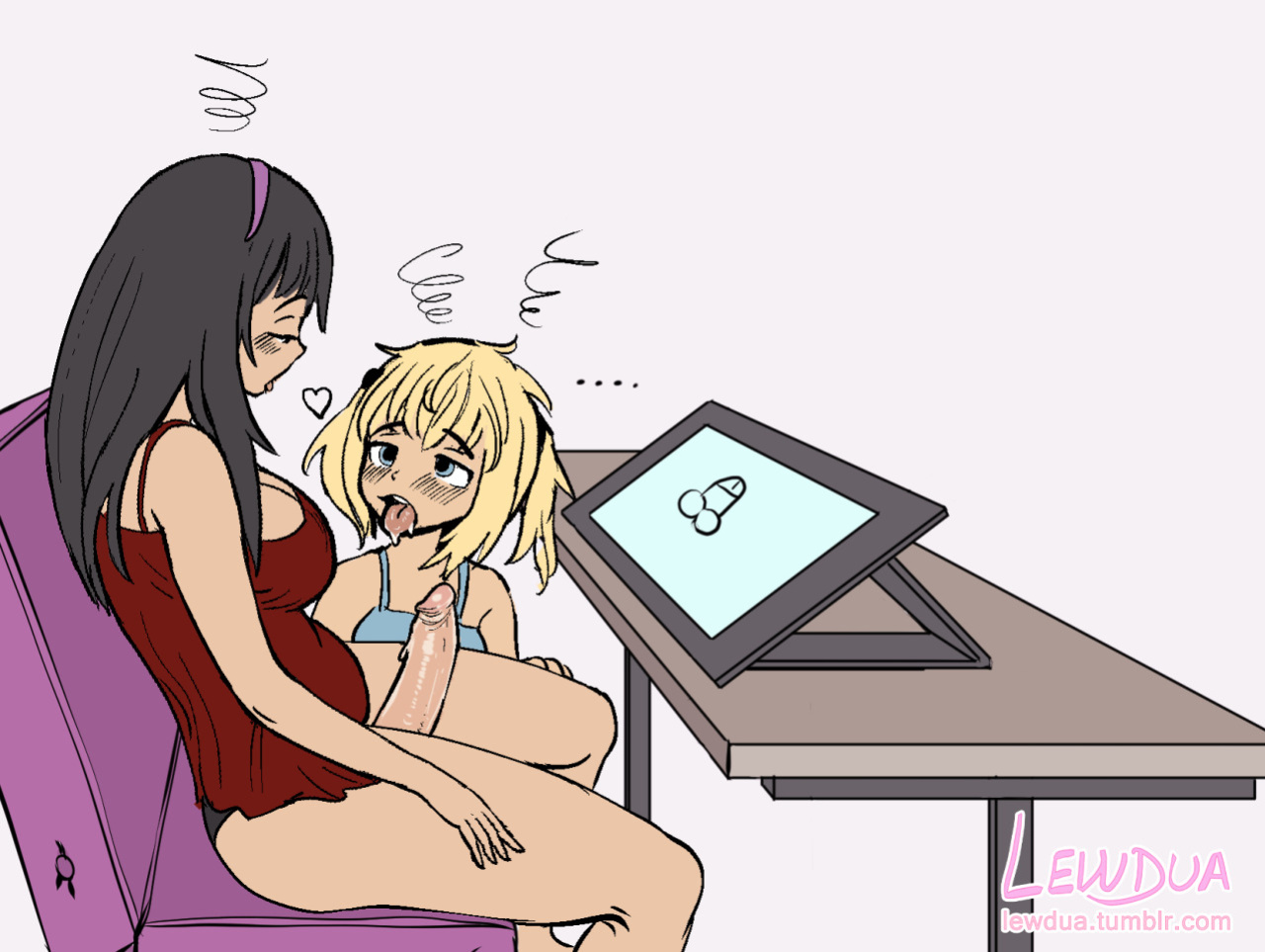 [Lewdua] Drawing the Perfect Dick
