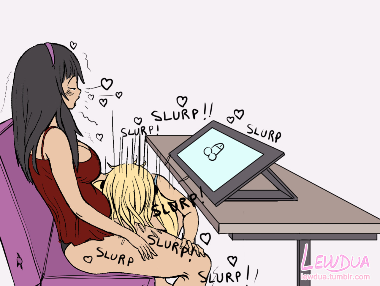 [Lewdua] Drawing the Perfect Dick