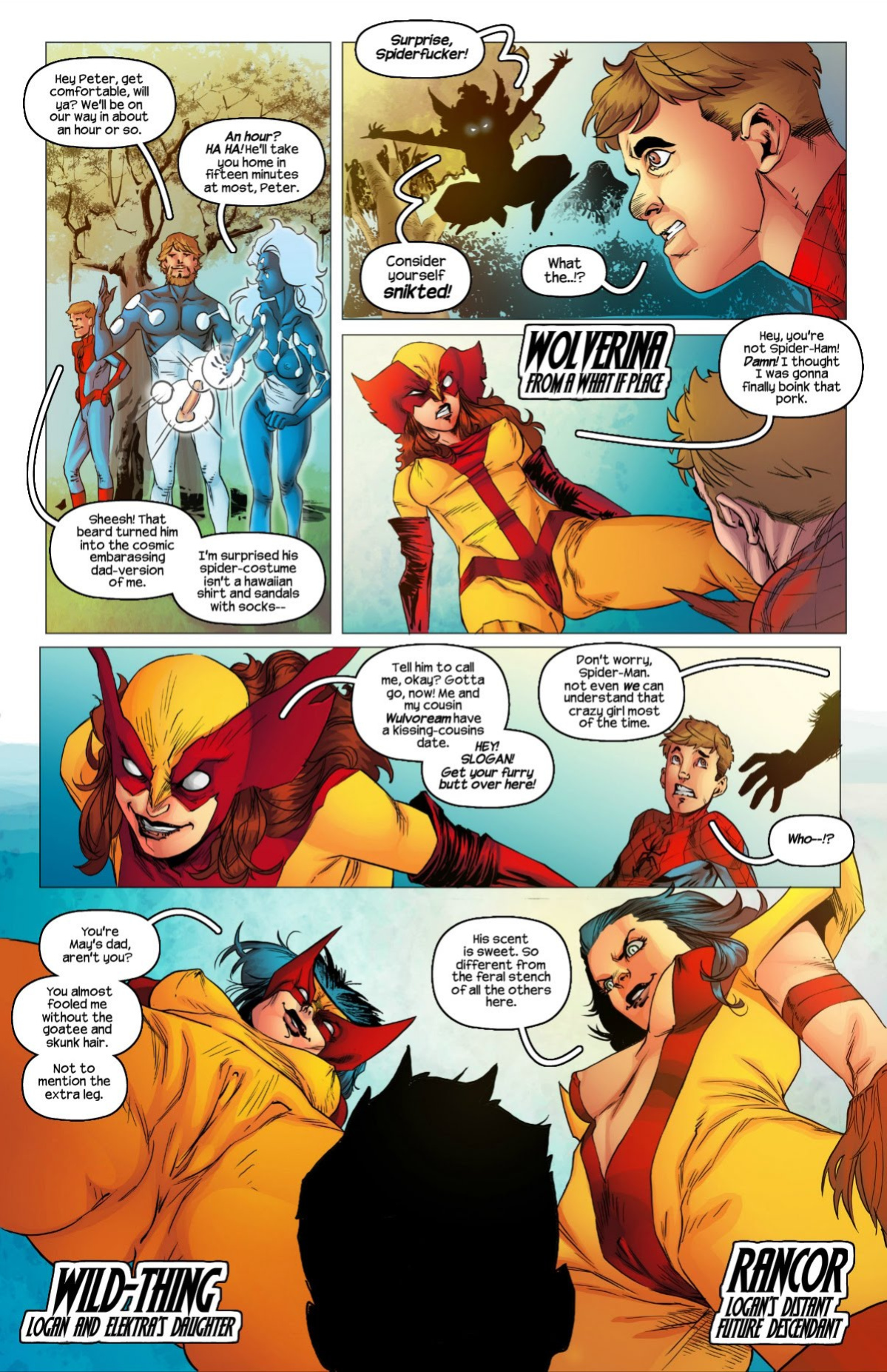 [Tracy Scops (Bayushi)] All-Sex Wolververse (Spider-Man)