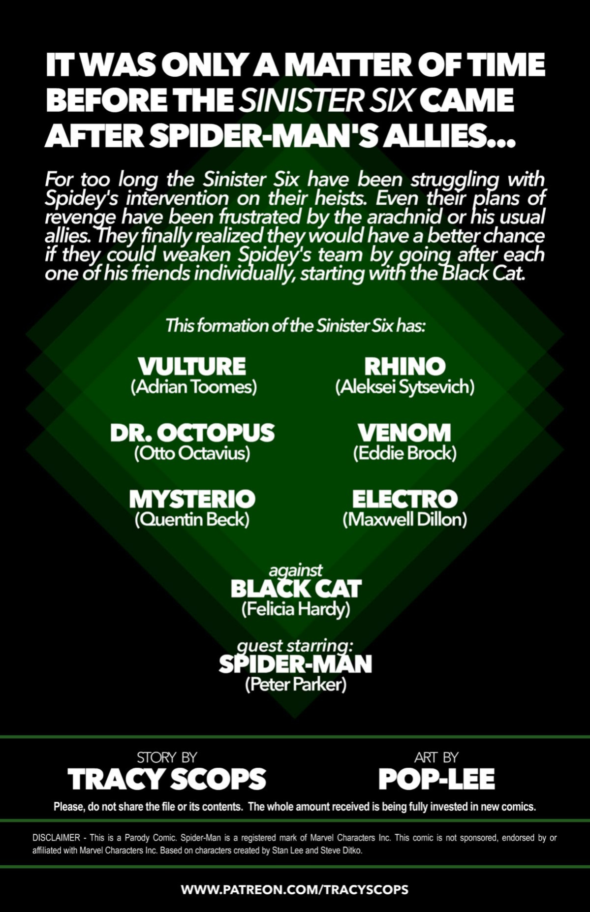 [Tracy Scops (Pop-Lee)] The Sinister Six against the Black Cat (Spider-Man)