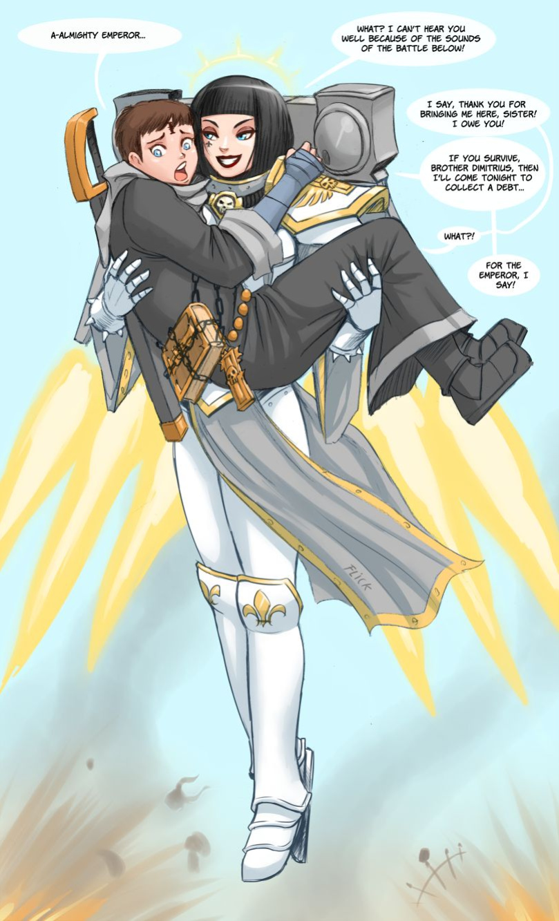 [Flick] Brother Demetrius and Battle Sisters (Warhammer 40k)