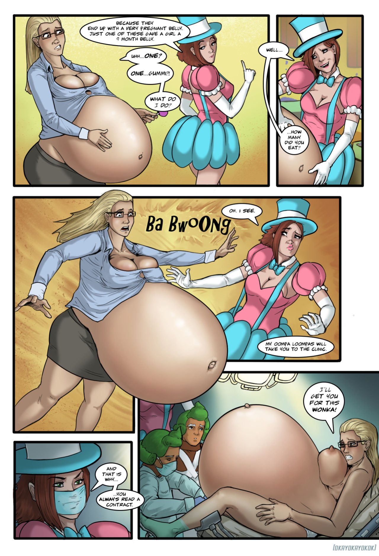 [okayokayokok] Wendy Wonka and the Pregnant Belly