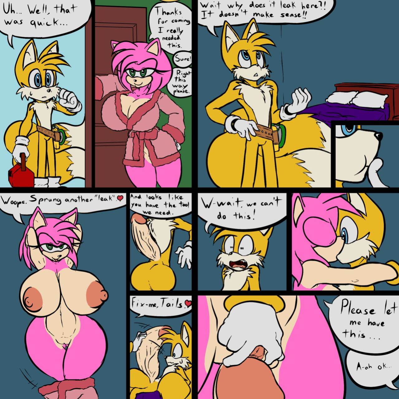 [LittleGrayBunny] Tails Twist / Part 1: Amy