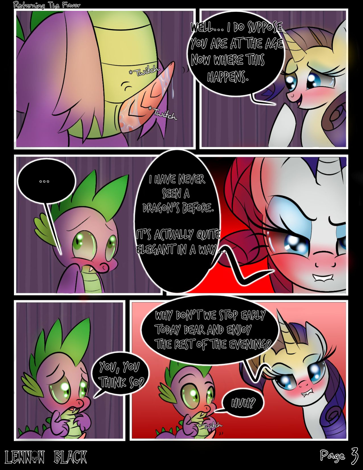 [Lennon Black] Returning The Favor (My Little Pony: Friendship is Magic)