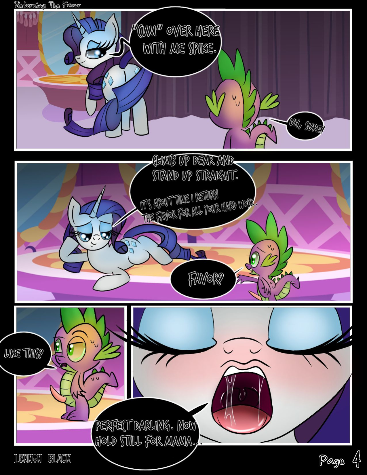 [Lennon Black] Returning The Favor (My Little Pony: Friendship is Magic)