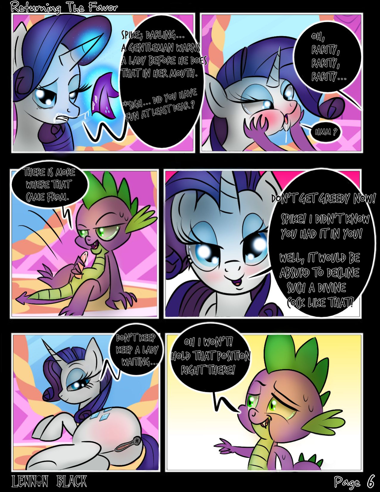 [Lennon Black] Returning The Favor (My Little Pony: Friendship is Magic)