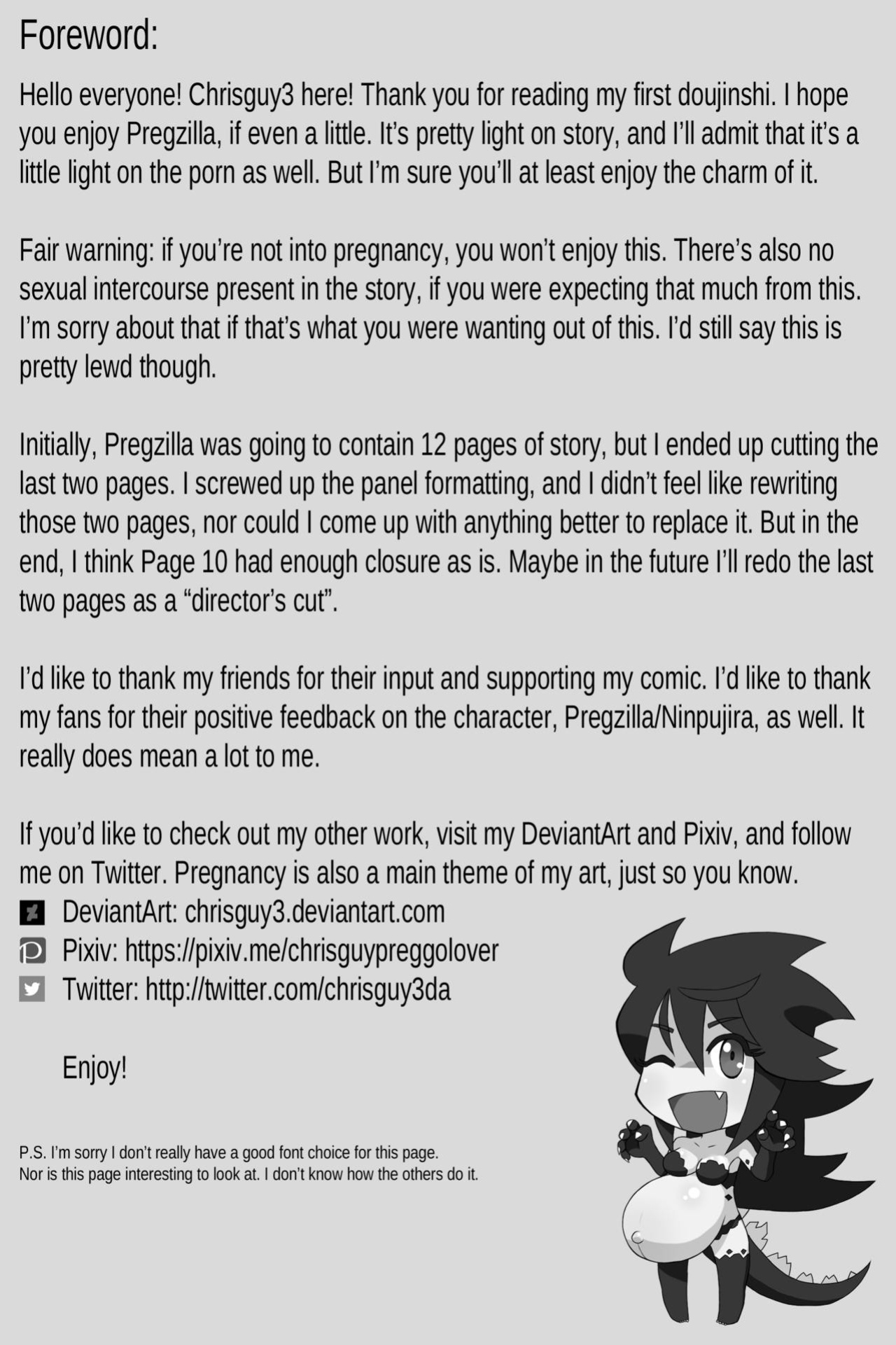 [Chrisguy3] Pregzilla