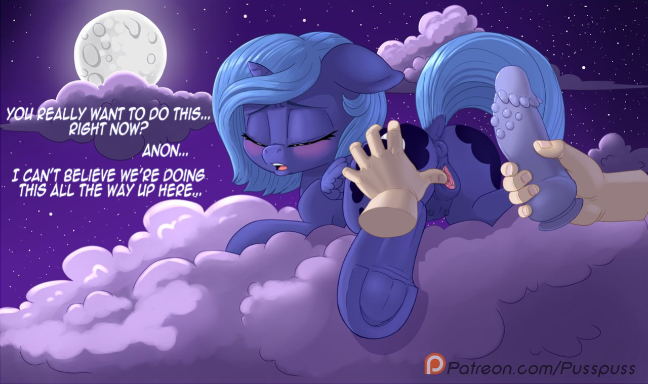 [Pusspuss] Luna and Anon (My Little Pony Friendship Is Magic)