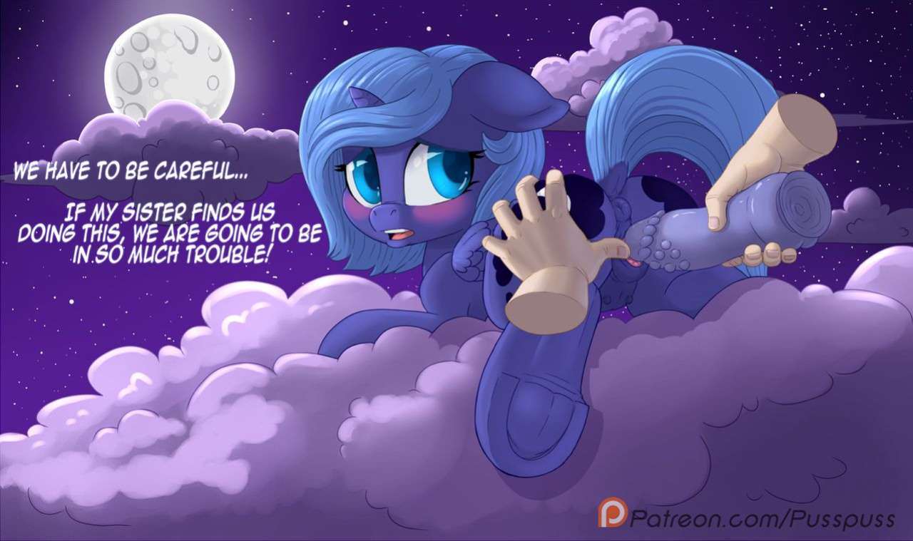 [Pusspuss] Luna and Anon (My Little Pony Friendship Is Magic)