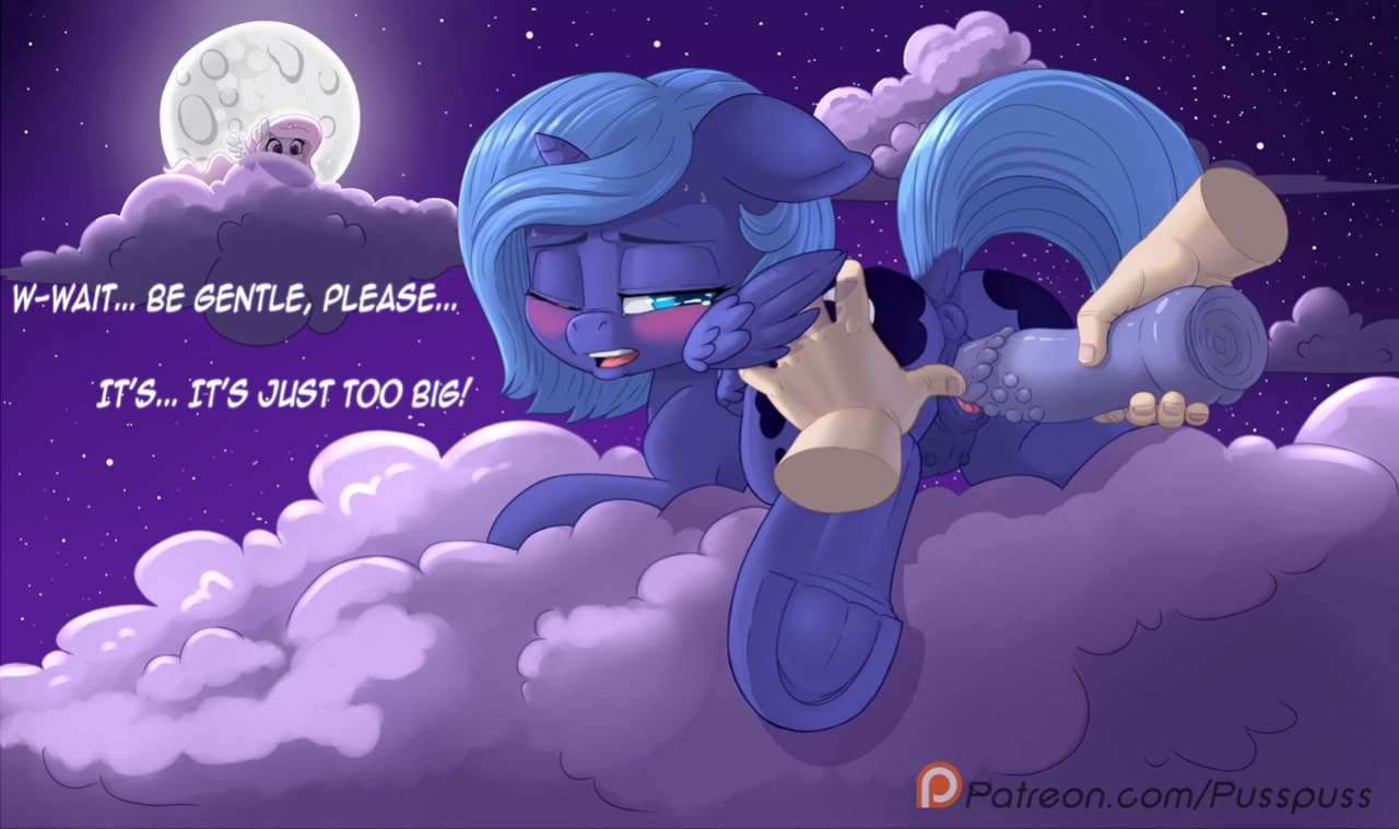 [Pusspuss] Luna and Anon (My Little Pony Friendship Is Magic)