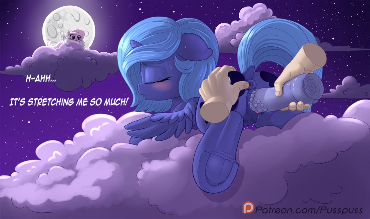 [Pusspuss] Luna and Anon (My Little Pony Friendship Is Magic)