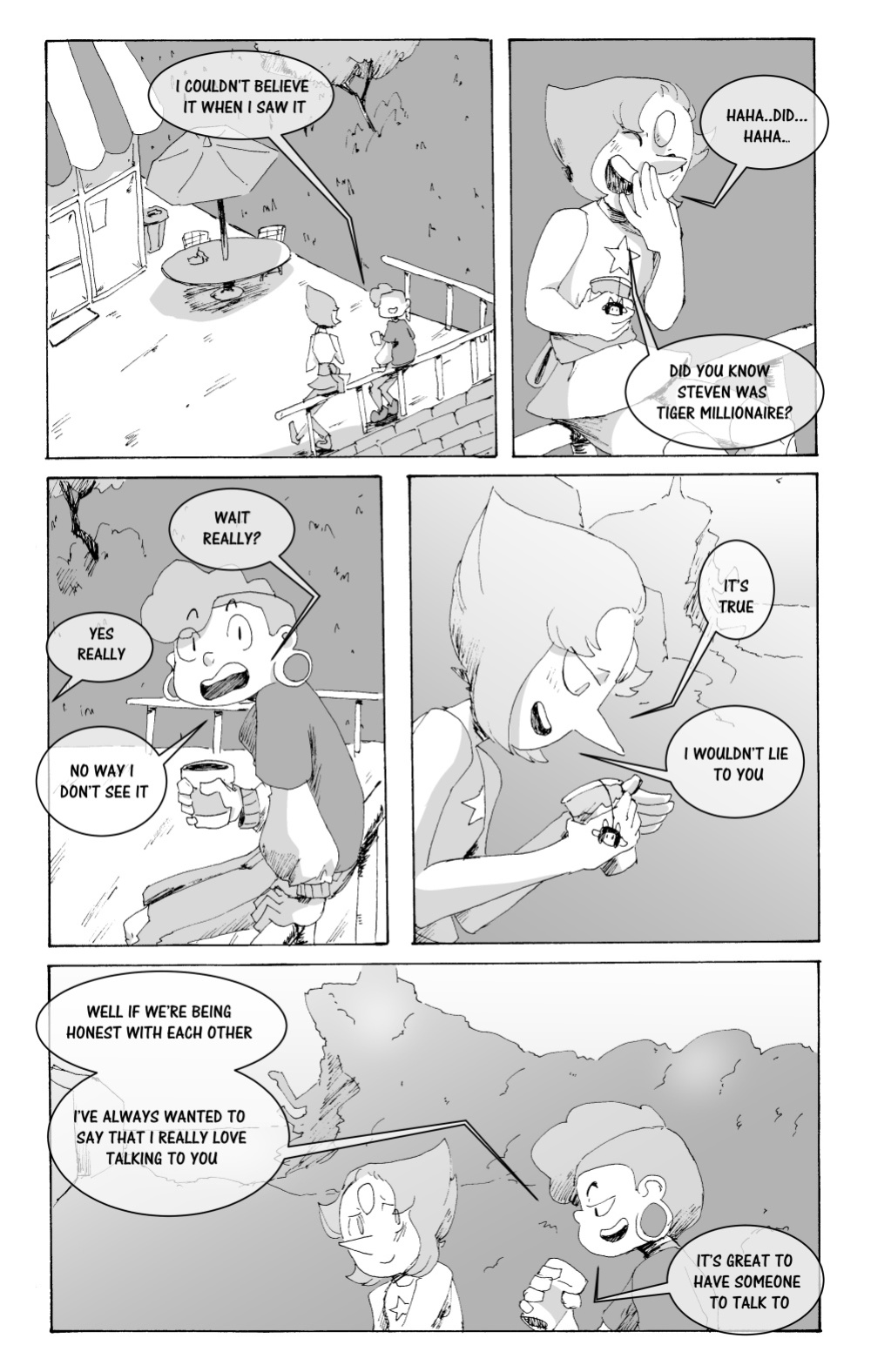 [Mimic Teixeira] Pearl x Lars (Steven Universe)