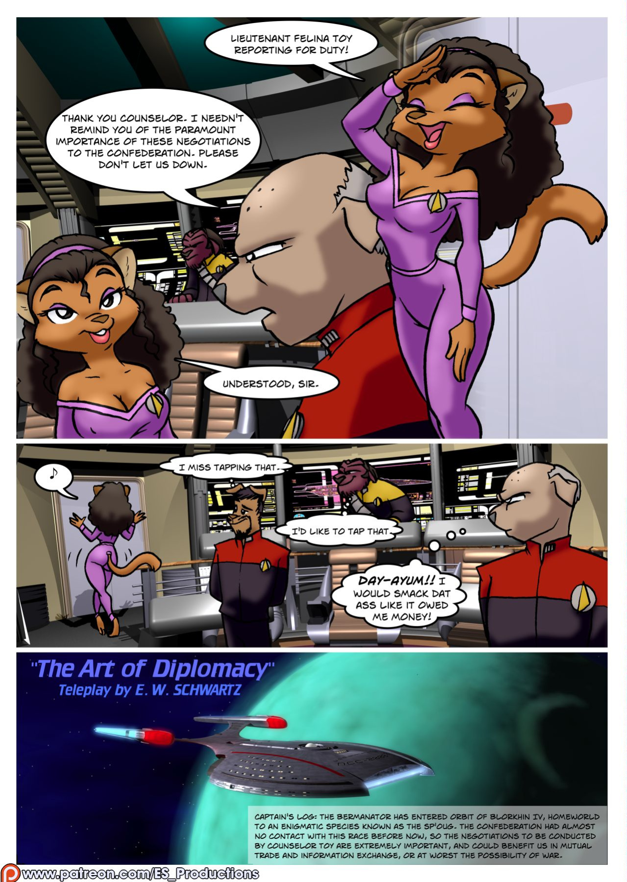 Eric W. Shwartz] The Art of Diplomacy (Star Trek) inflation edit