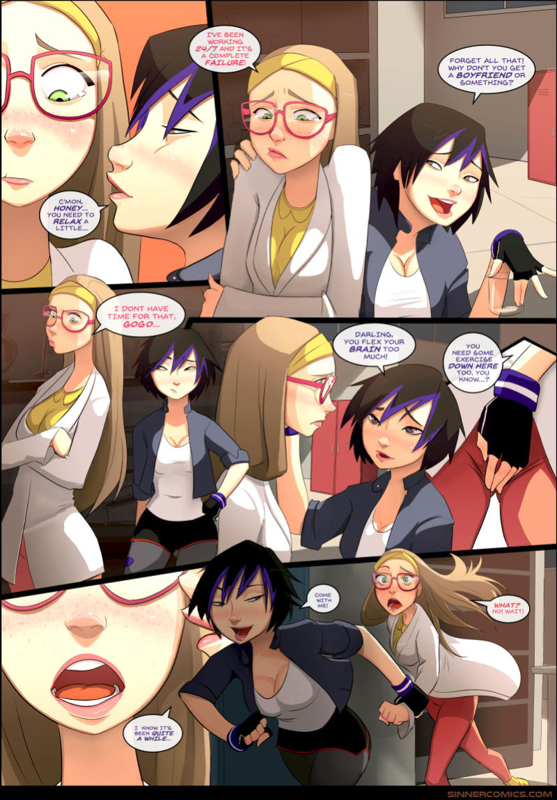 [Sillygirl] Big Sloppy Fingers (Big Hero 6)