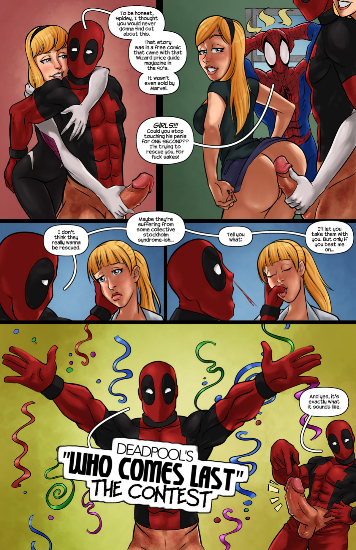 (TracyScops) - Gwen Stacies are the sole property of Deadpool(Sketch Lanza)