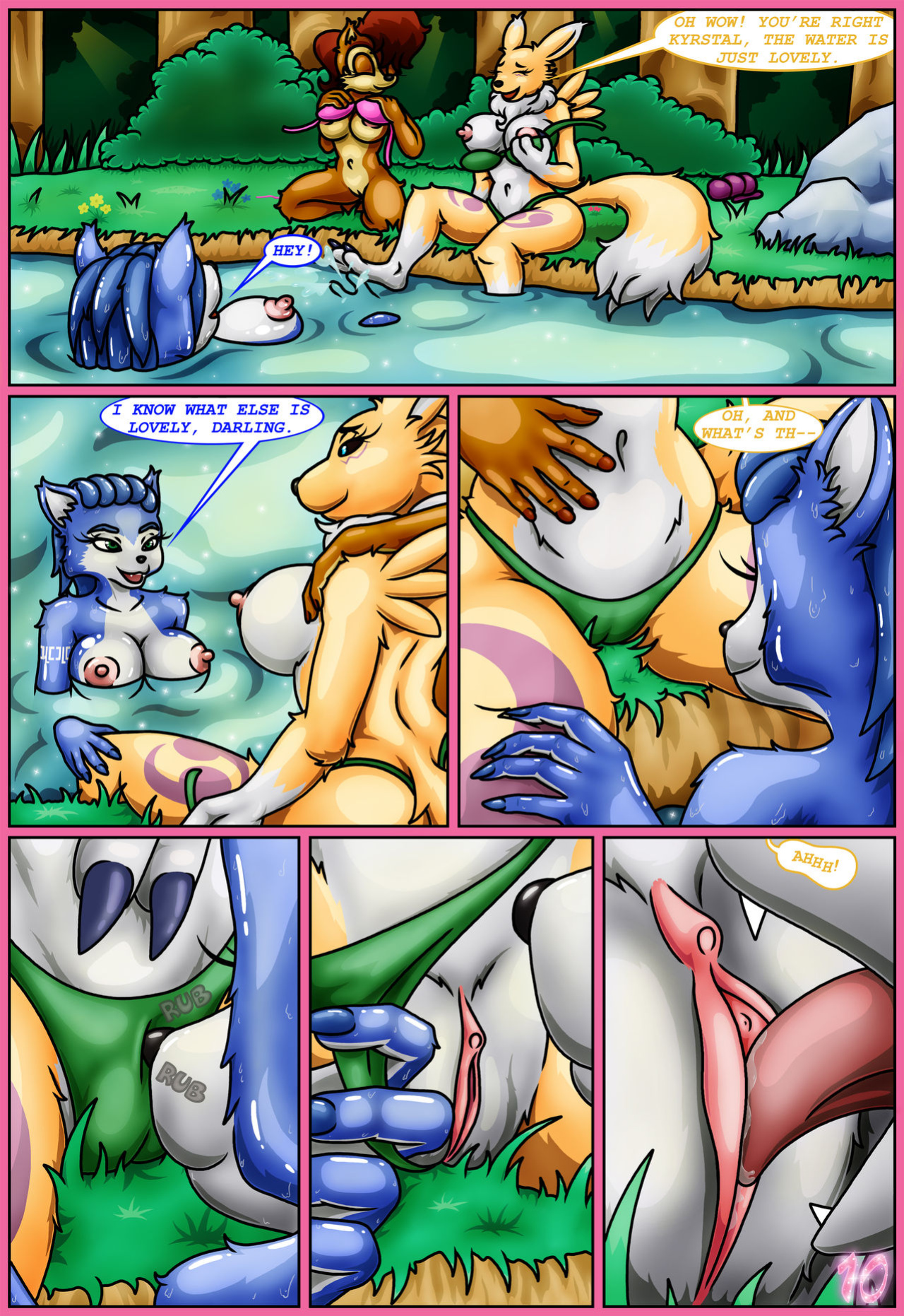 [HappyAnthro] The Girls Comic: A Camping Trip Gone Really Bad (Various)